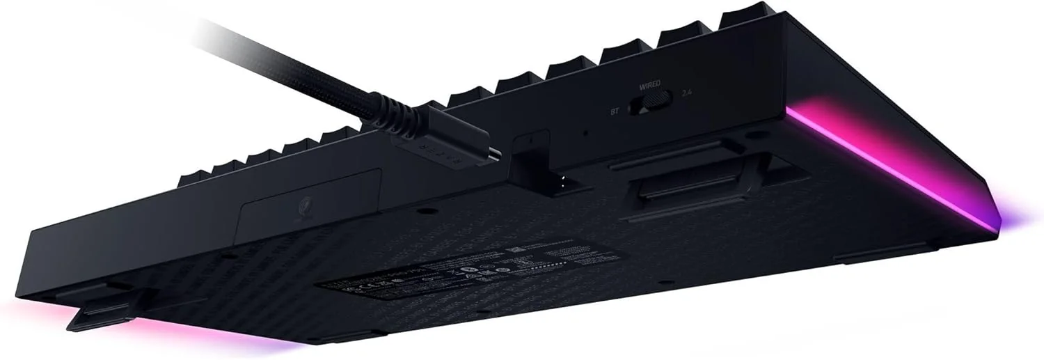 Teclado Mecânico Razer BlackWidow V4 Pro 75% Wireless Razer Green RGB ISO US - Imagem 10