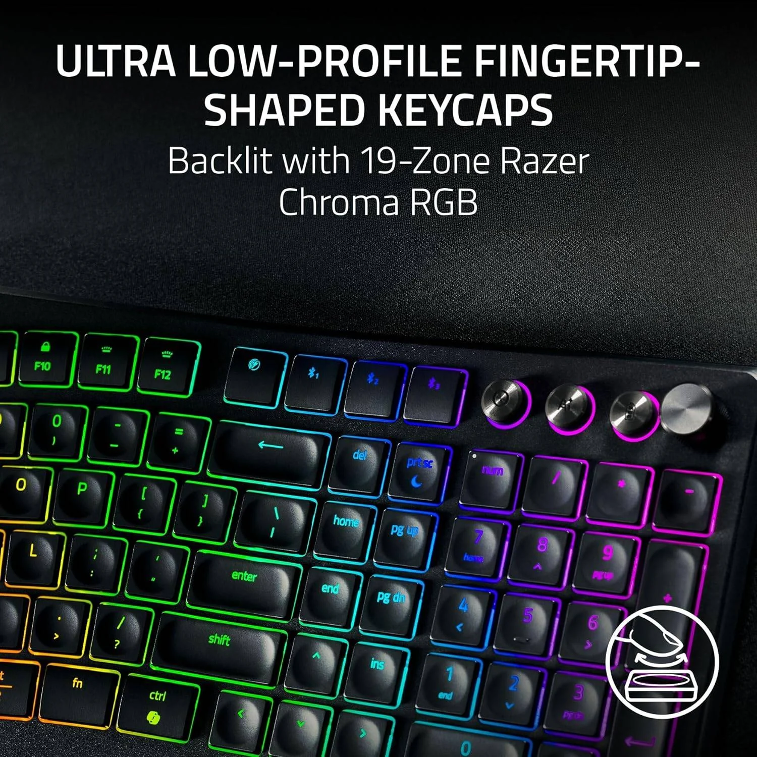 Teclado Mecânico Razer Pro Type Ergo Wireless Ergonómico US Layout - Imagem 3