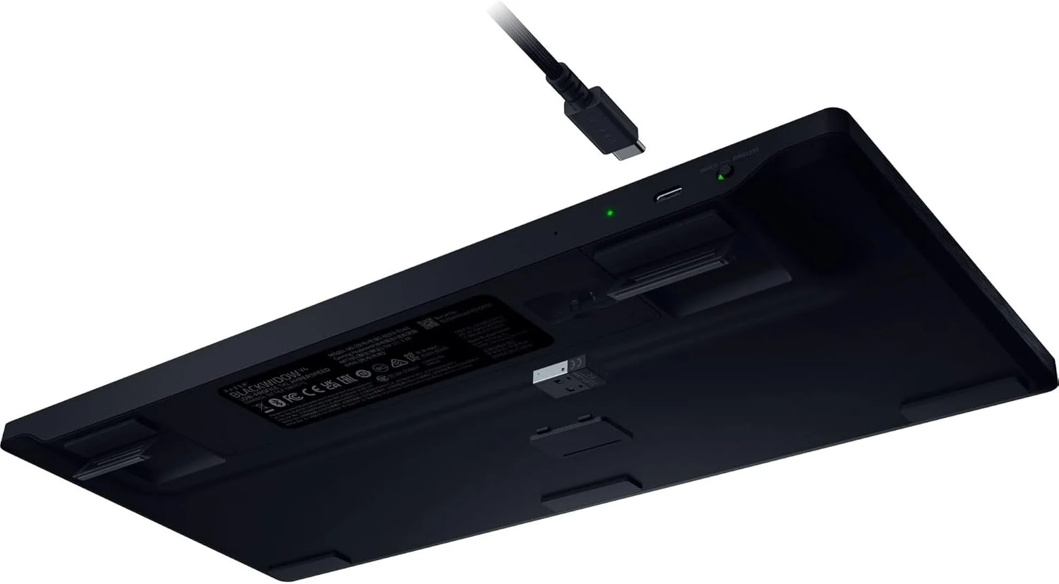 Teclado Mecânico Sem Fios Razer BlackWidow V4 Low Profile Tenkeyless HyperSpeed Switch Verde - Imagem 10