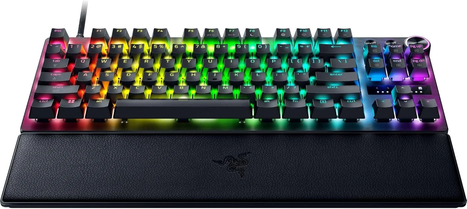 Teclado Gaming Razer Huntsman V3 Pro Tenkeyless 8KHz Ótico USB-C RGB Preto - Imagem 17
