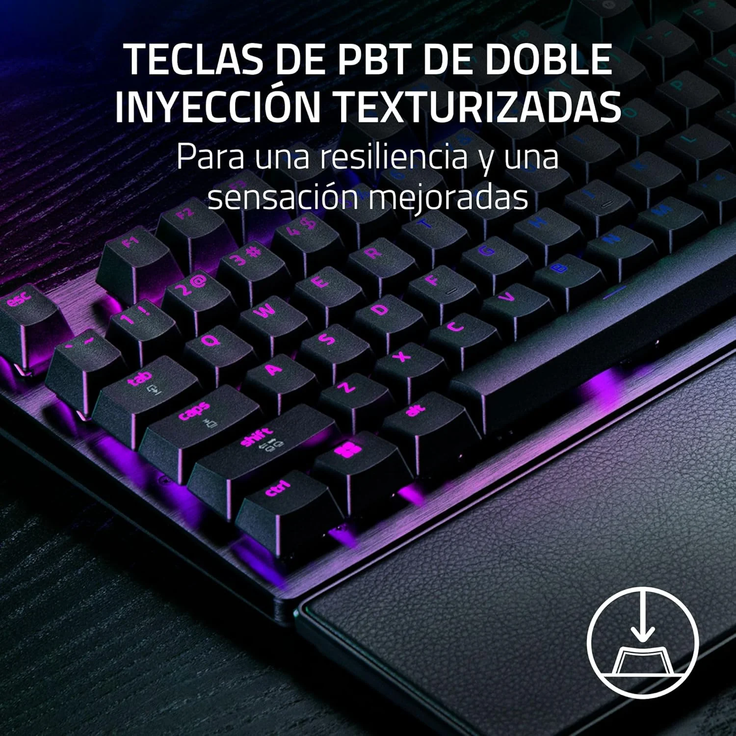 Teclado Gaming Razer Huntsman V3 Pro Full-Size 8KHz Ótico USB-C RGB Preto - Imagem 11