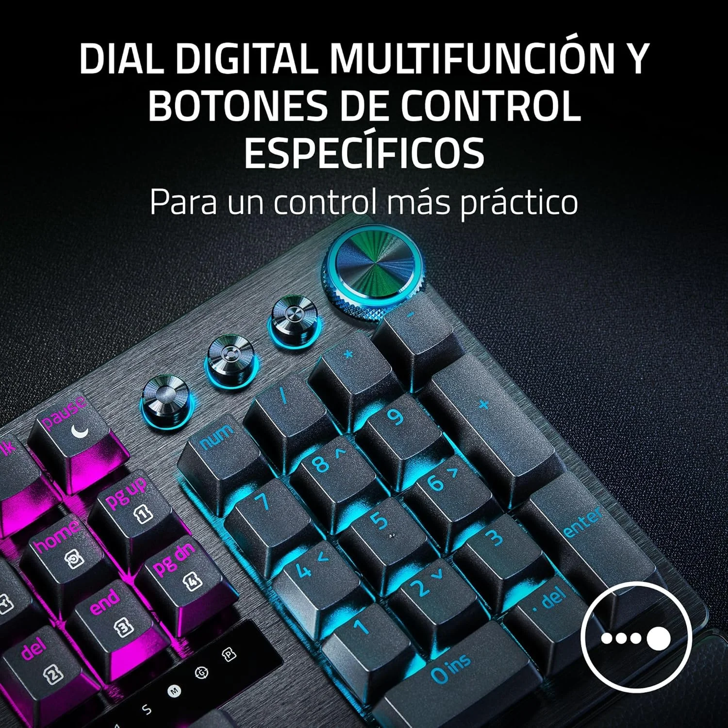 Teclado Gaming Razer Huntsman V3 Pro Full-Size 8KHz Ótico USB-C RGB Preto - Imagem 12