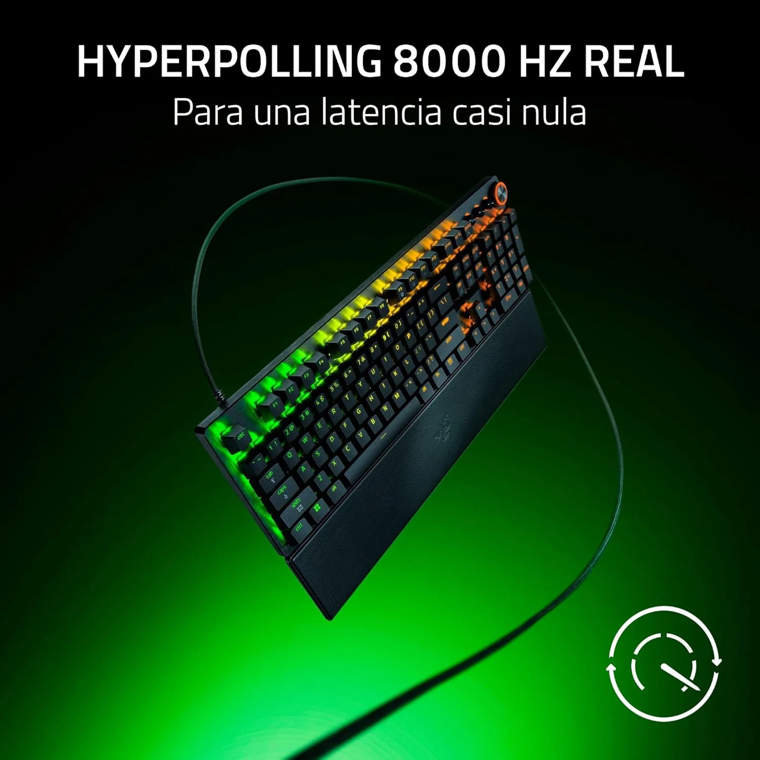 Teclado Gaming Razer Huntsman V3 Pro Full-Size 8KHz Ótico USB-C RGB Preto - Imagem 4