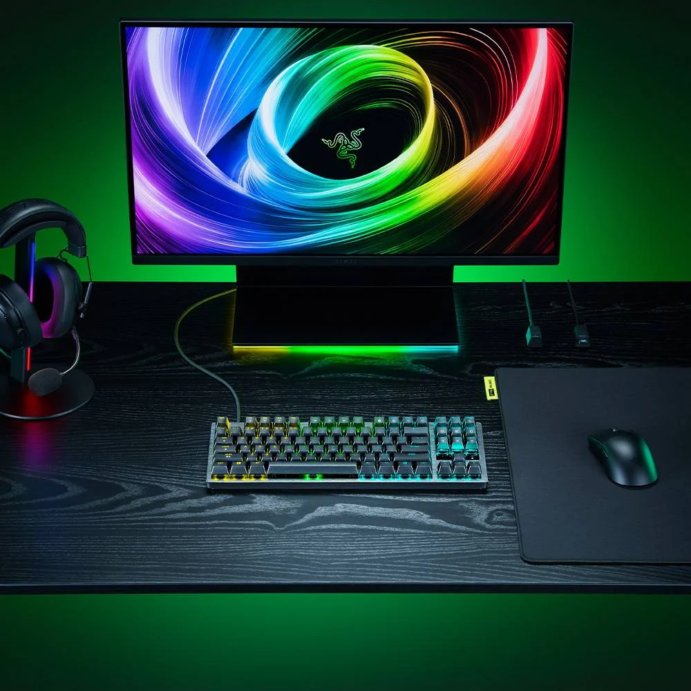 Teclado Razer Huntsman V3 Tenkeyless 8KHz Linear Optical Switches RGB Chroma Layout Português PT - Imagem 5