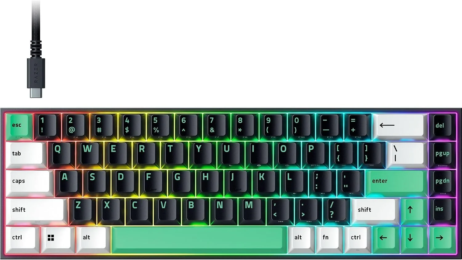 Teclado Gaming Razer Reclusa X Mini 65% Layout US - Imagem 1