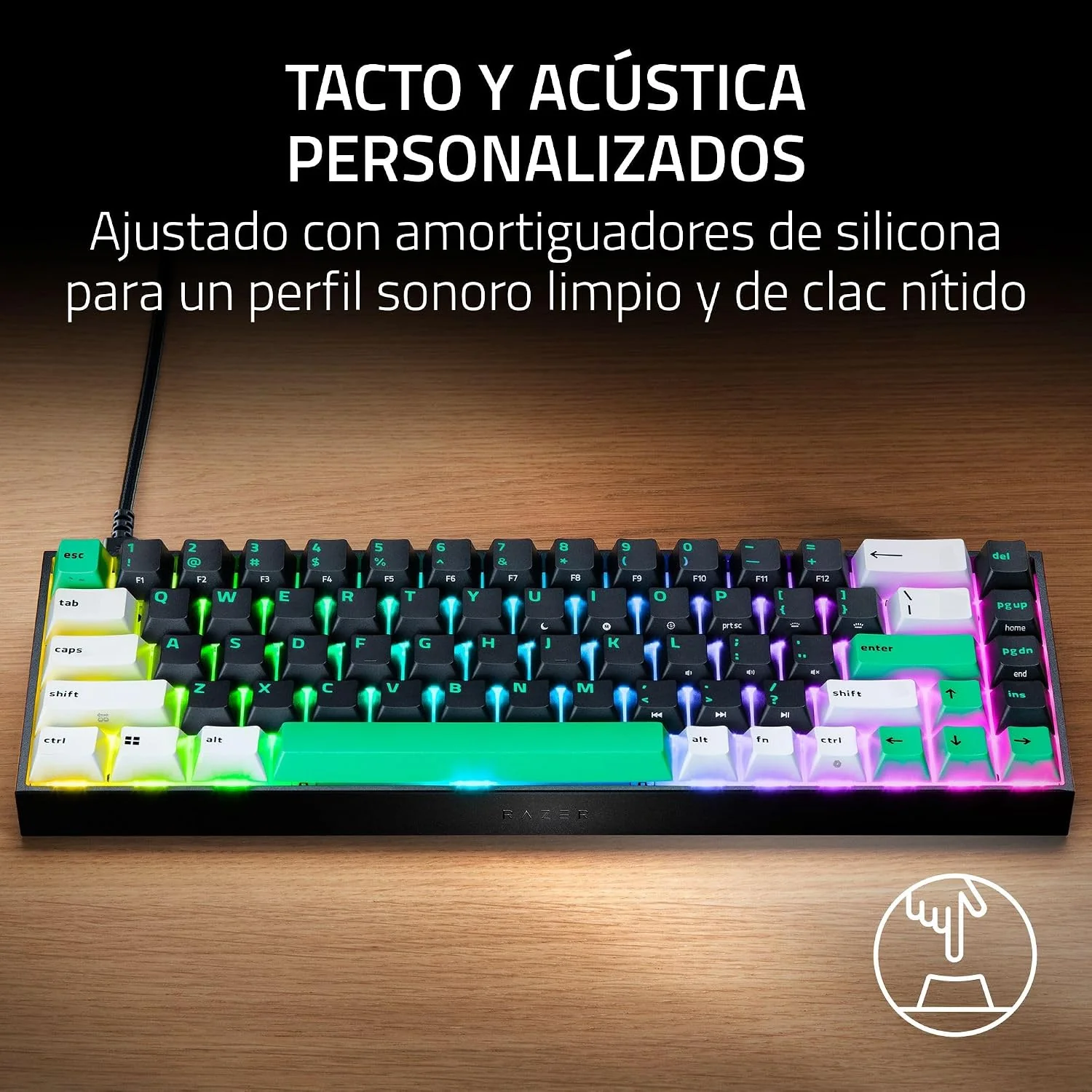 Teclado Gaming Razer Reclusa X Mini 65% Layout US - Imagem 4