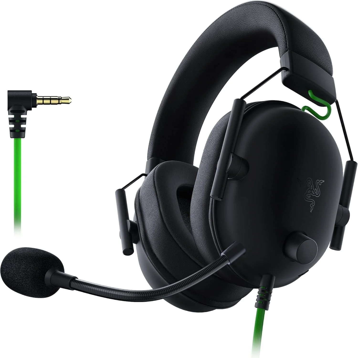 Auscultadores Razer BlackShark V2 X Cabo 3.5mm Gaming eSports TriForce 50mm Microfone Removível Preto