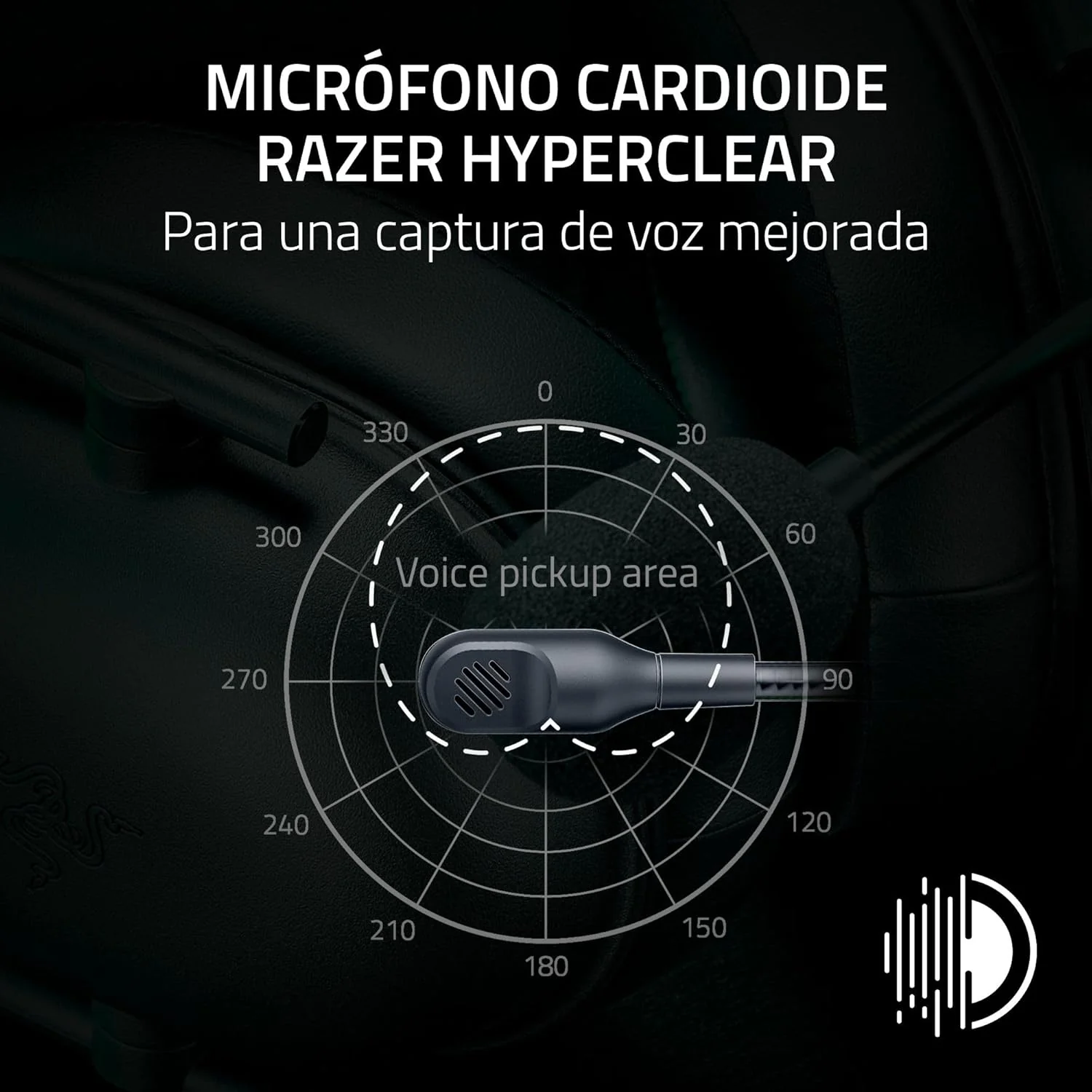 Auscultadores Gaming Razer BlackShark V2 X Xbox Licensed Com Fios Preto - Imagem 3