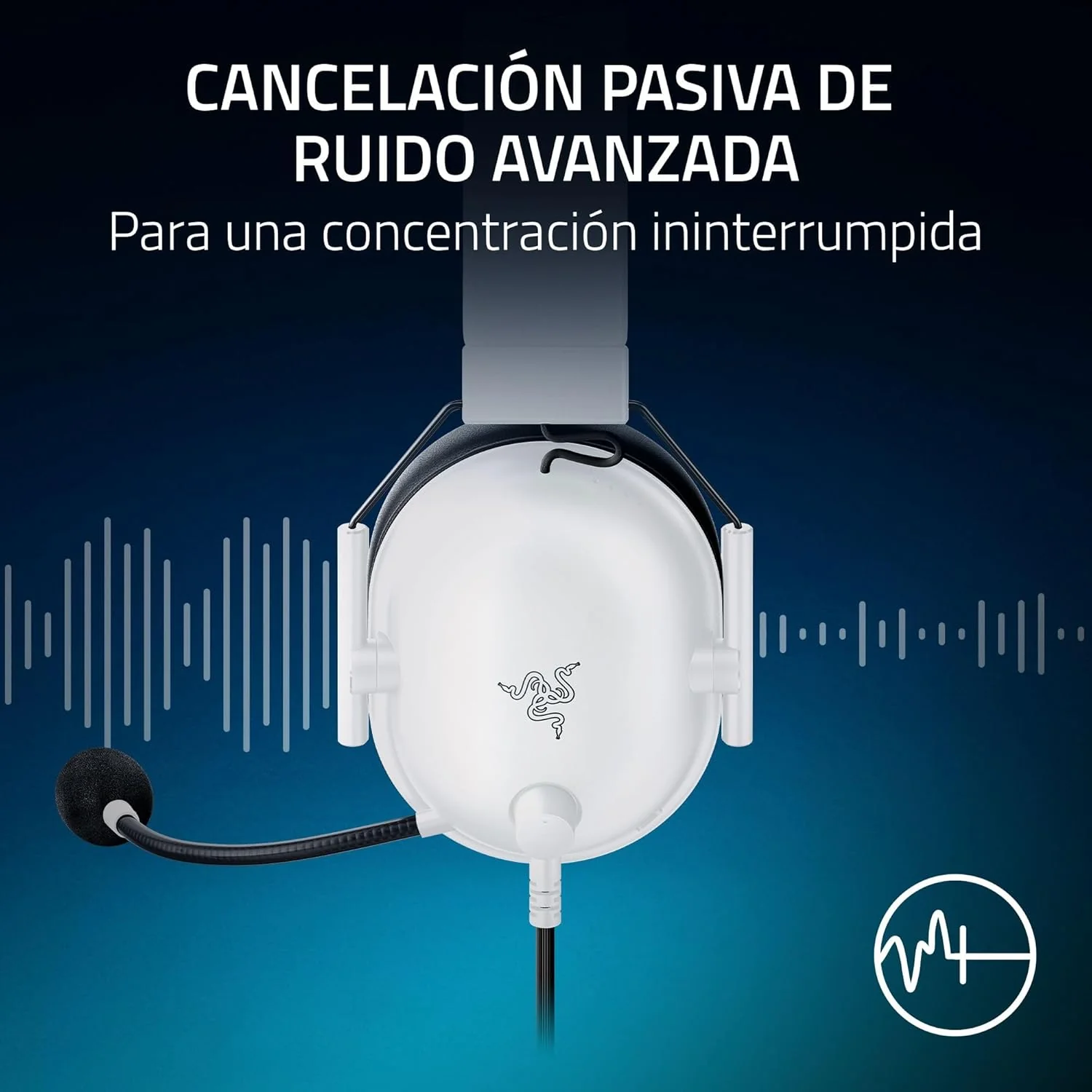 Auscultadores Gaming Razer BlackShark V2 X PlayStation Licensed Com Fios Branco - Imagem 4
