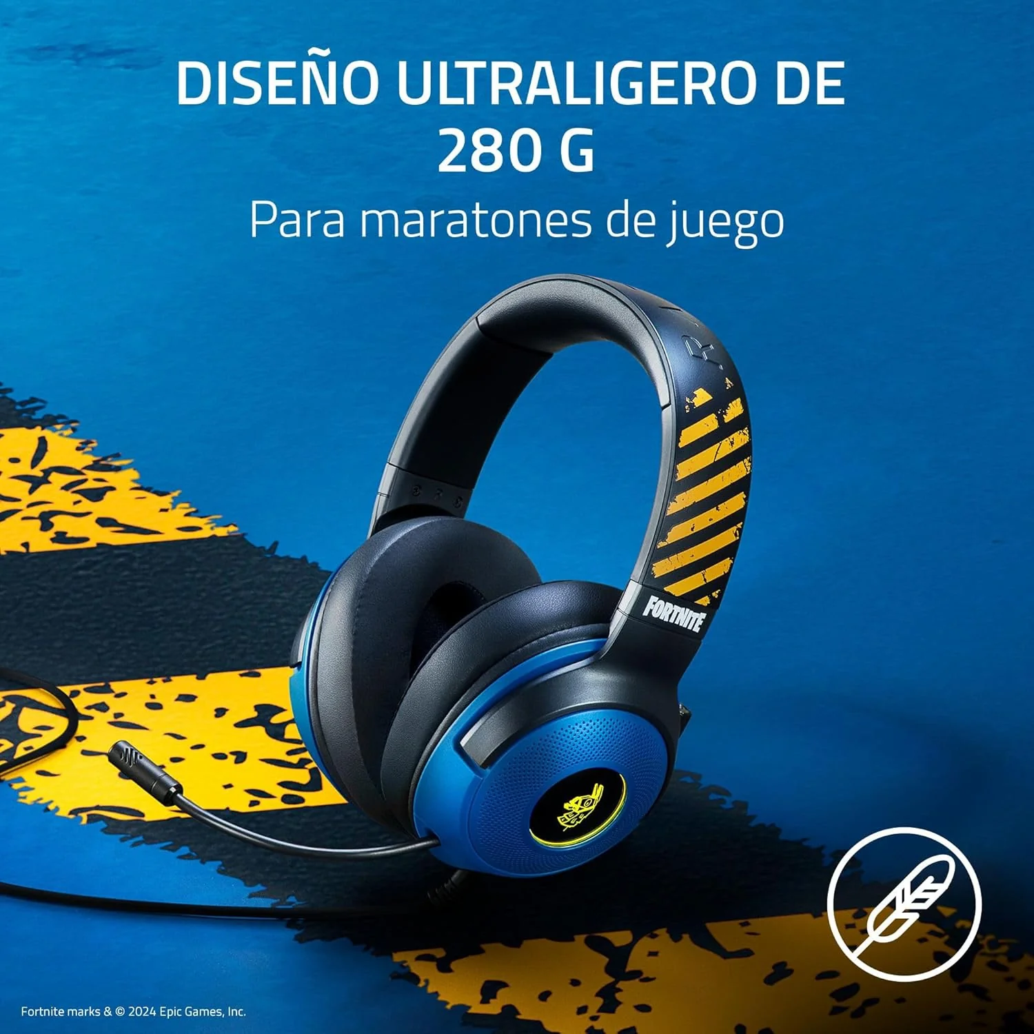 Auriculares Gaming Razer Kraken V3 X Edição Fortnite - Imagem 3