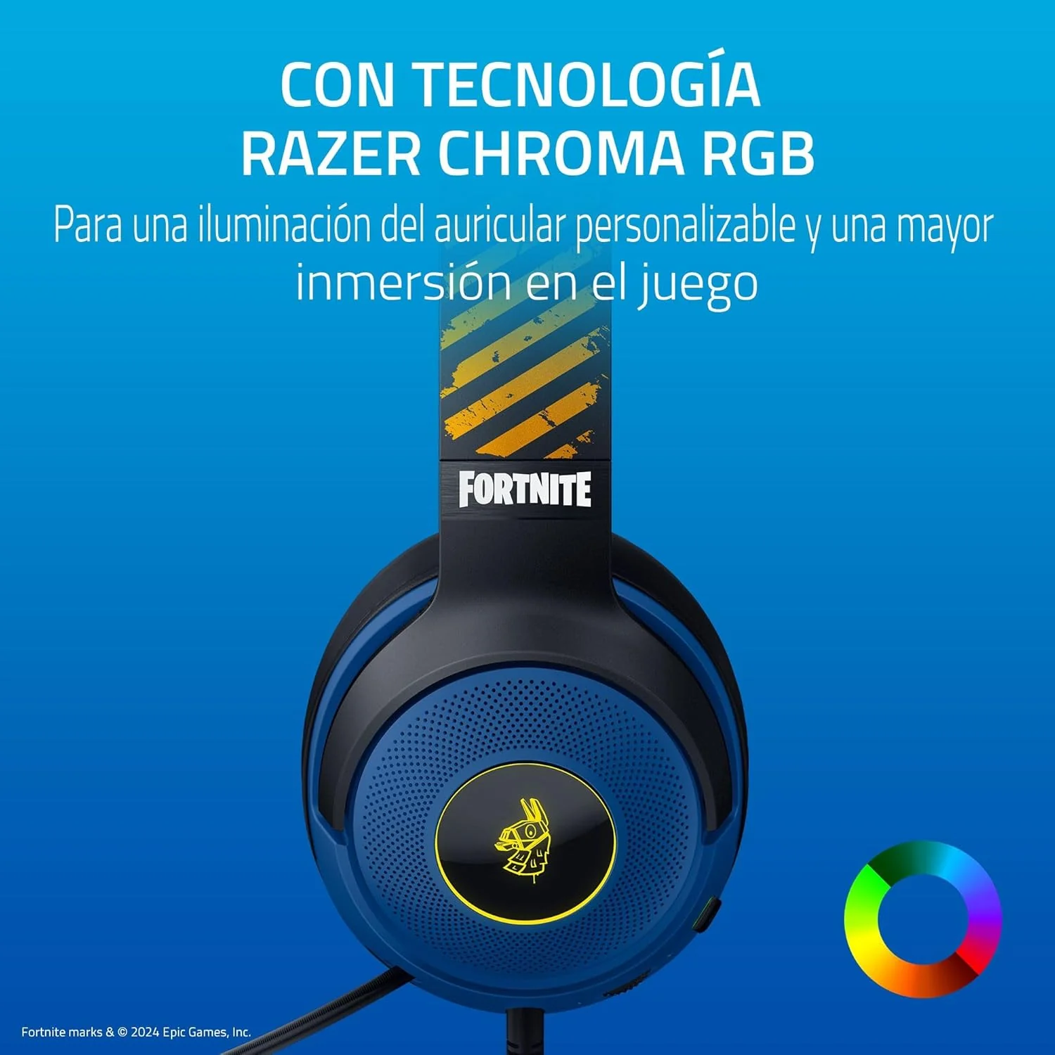 Auriculares Gaming Razer Kraken V3 X Edição Fortnite - Imagem 8