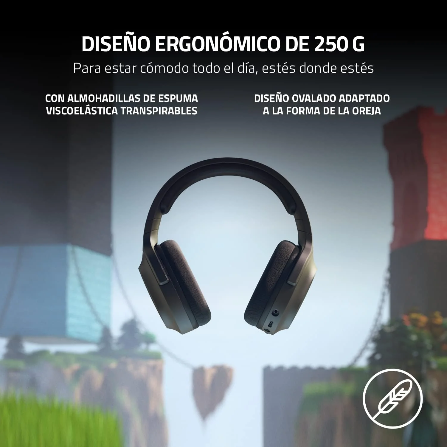 Auscultadores Gaming Razer Barracuda X Preto Wireless 2.4GHz Bluetooth Multiplataforma - Imagem 3