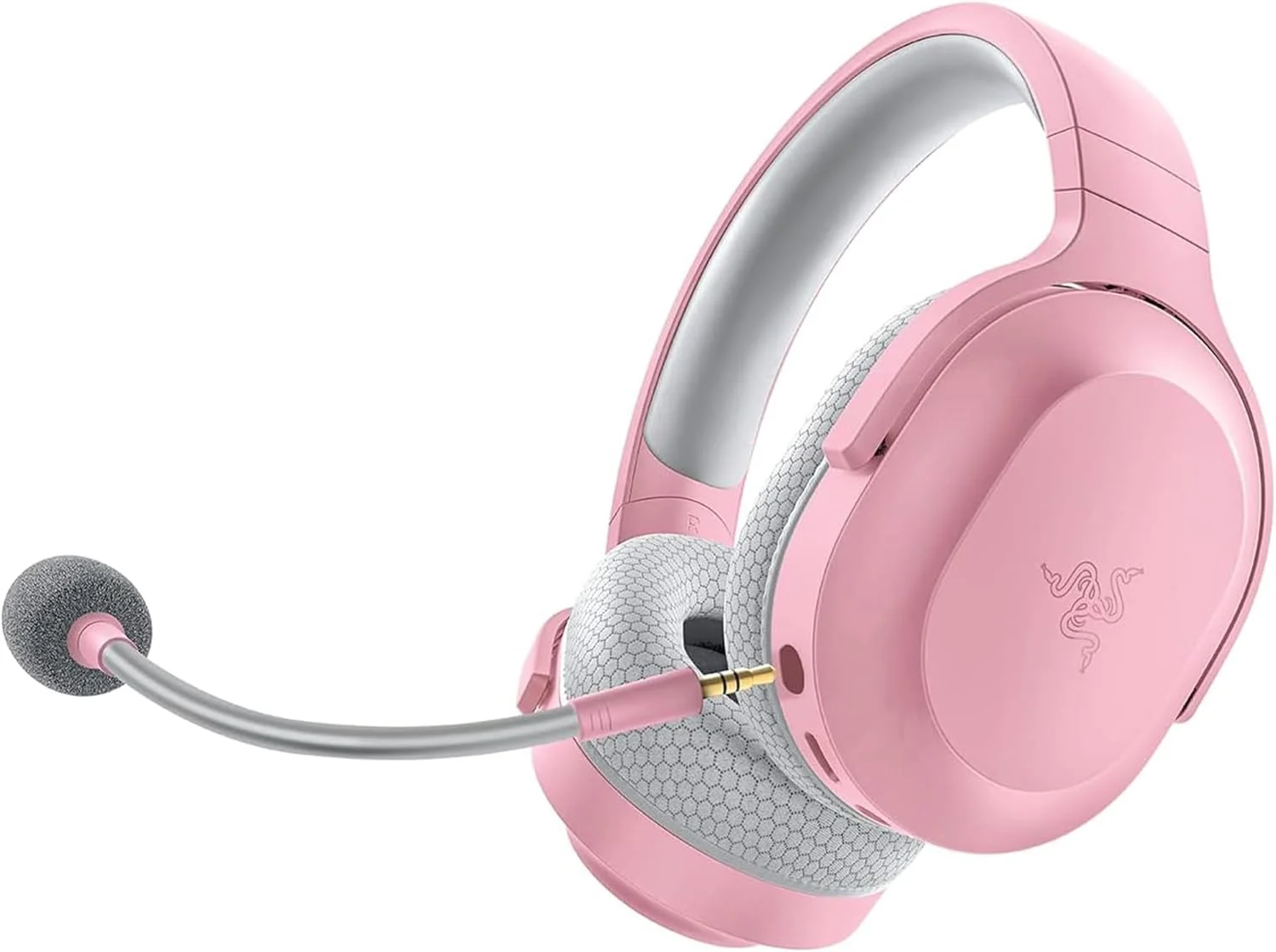Auscultadores Razer Barracuda X Quartz Pink Wireless USB-C Multi-Plataforma Gaming PC PS Switch Mobile