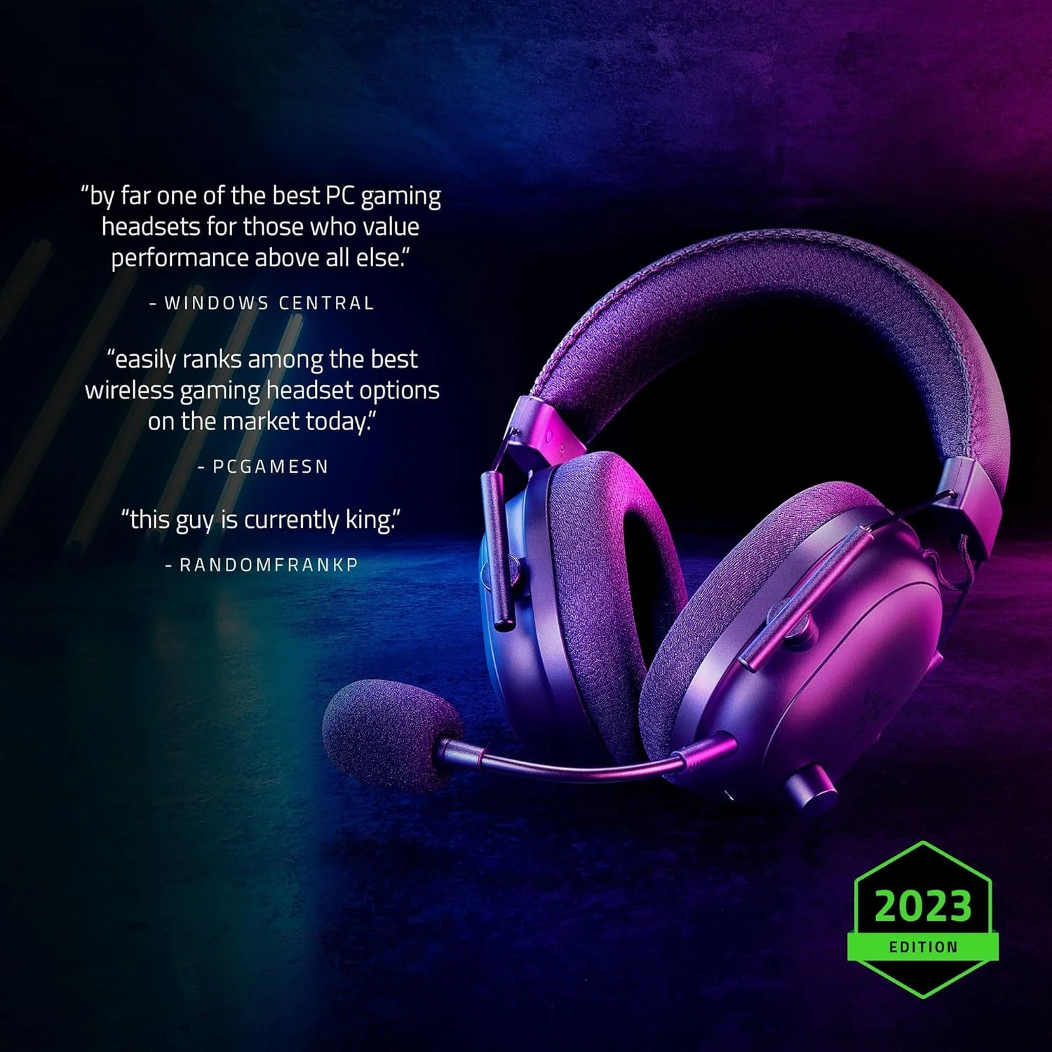 Auscultadores Gaming Razer BlackShark V2 Pro 2023 Wireless Bluetooth Branco - Imagem 3