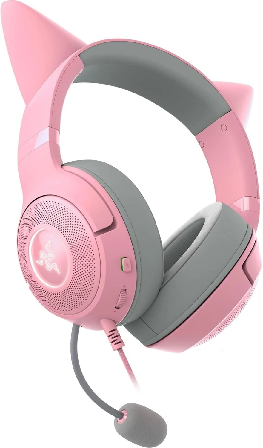 Auscultadores Gaming Razer Kraken Kitty V2 Quartz Edition Com Fios Rosa - Imagem 9