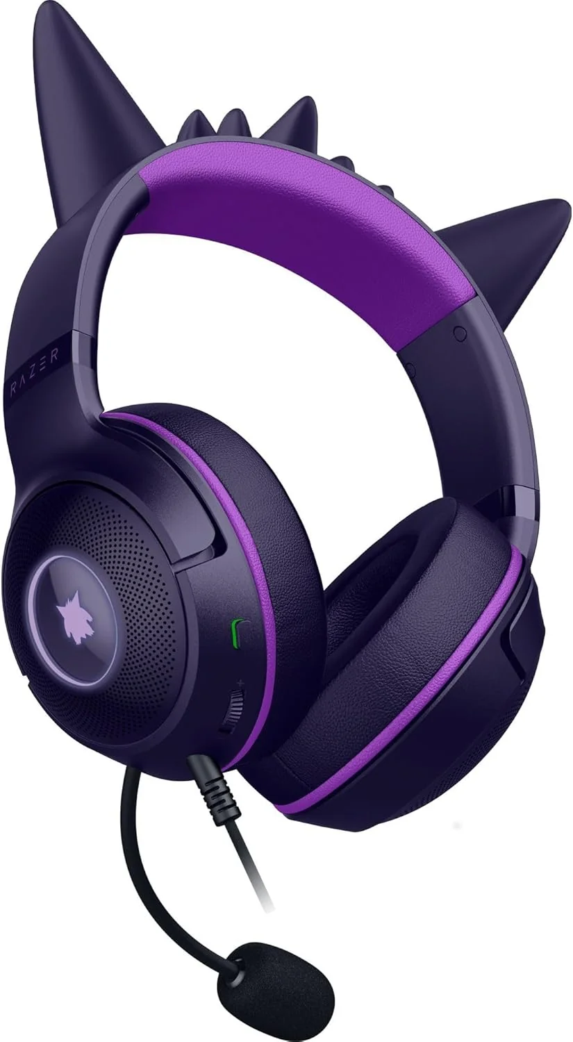 Auriculares Gaming Razer Kraken Kitty V2 Edição Pokémon Gengar - Imagem 8