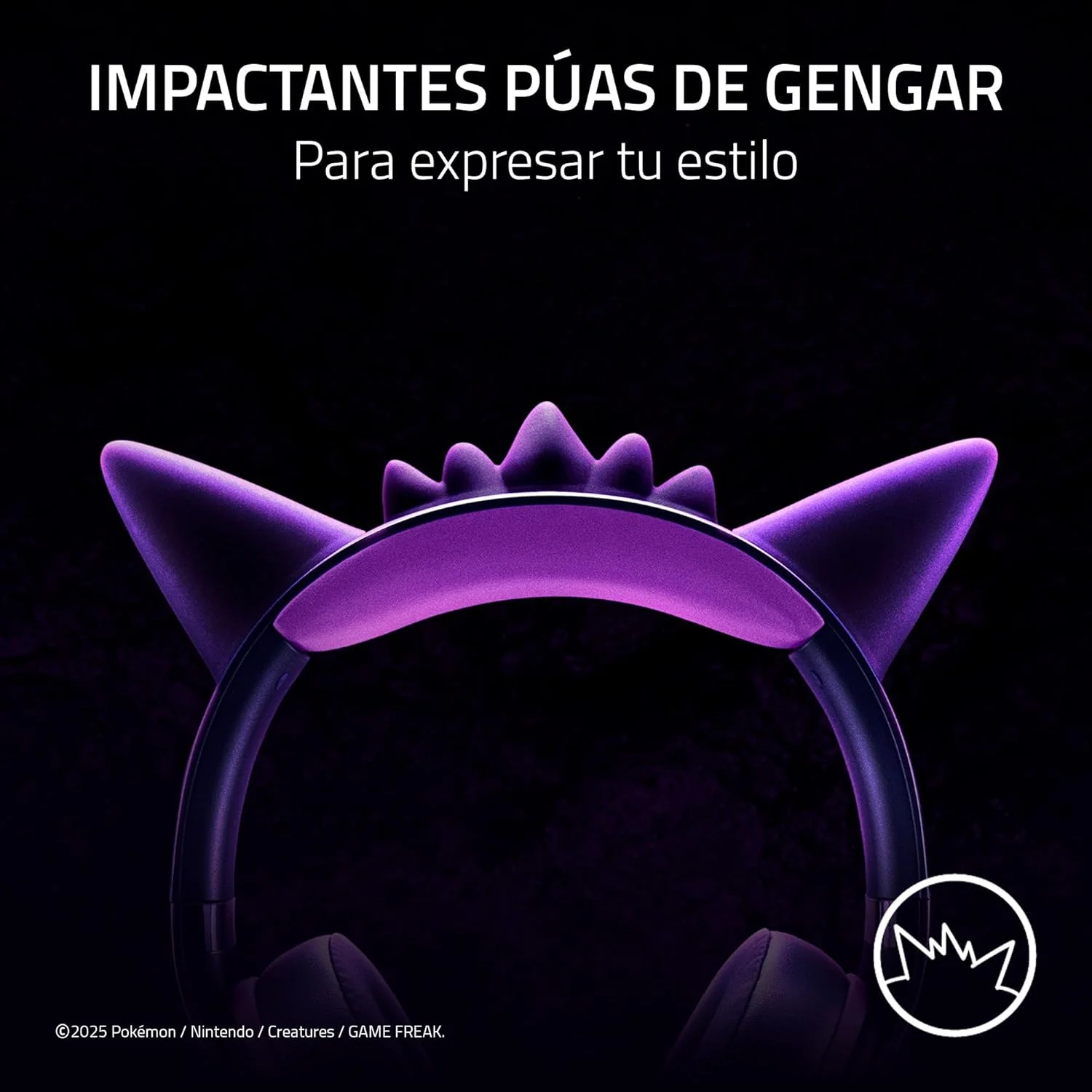 Auriculares Gaming Razer Kraken Kitty V2 Edição Pokémon Gengar - Imagem 2