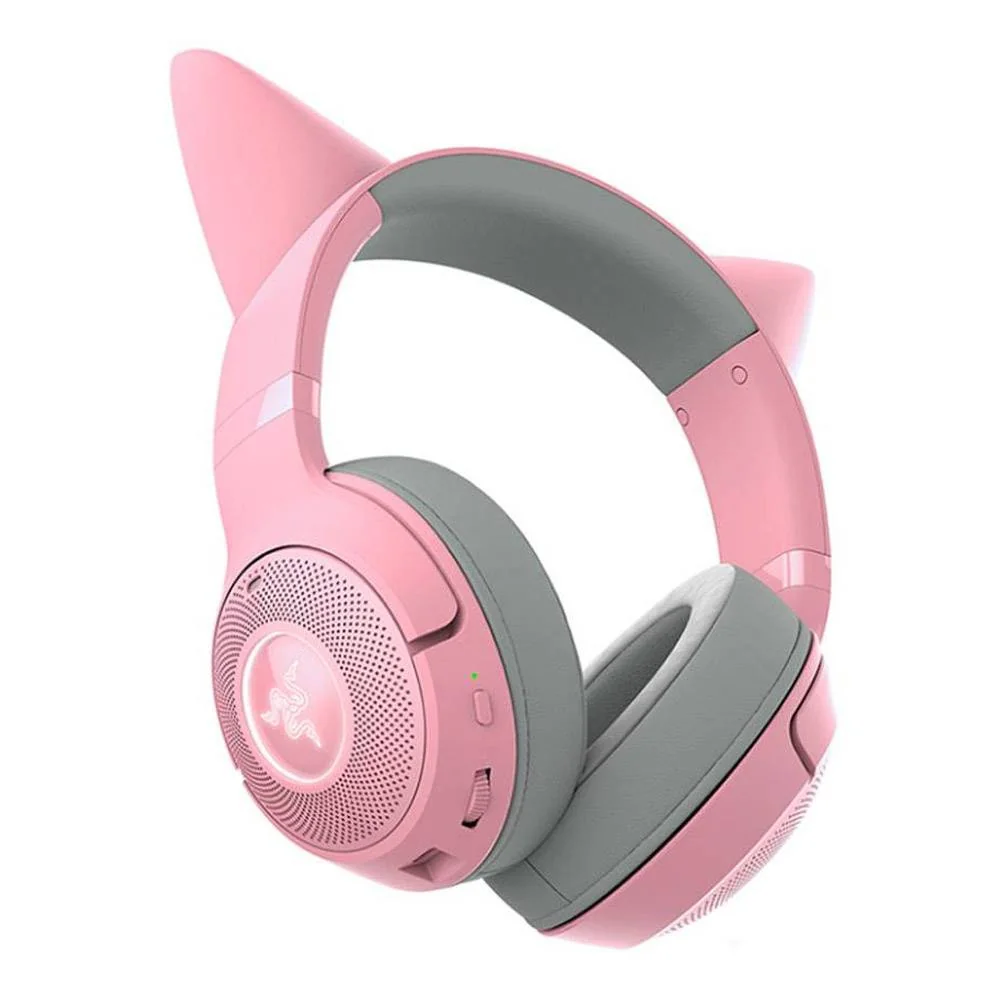 Auscultadores Gaming Razer Kraken Kitty BT V2 Quartz Bluetooth RGB Rosa - Imagem 4