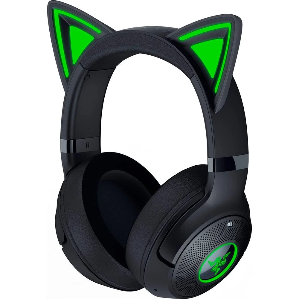 Auscultadores Bluetooth Razer Kraken Kitty V2 BT Preto com RGB e 60 Horas Bateria - Imagem 8