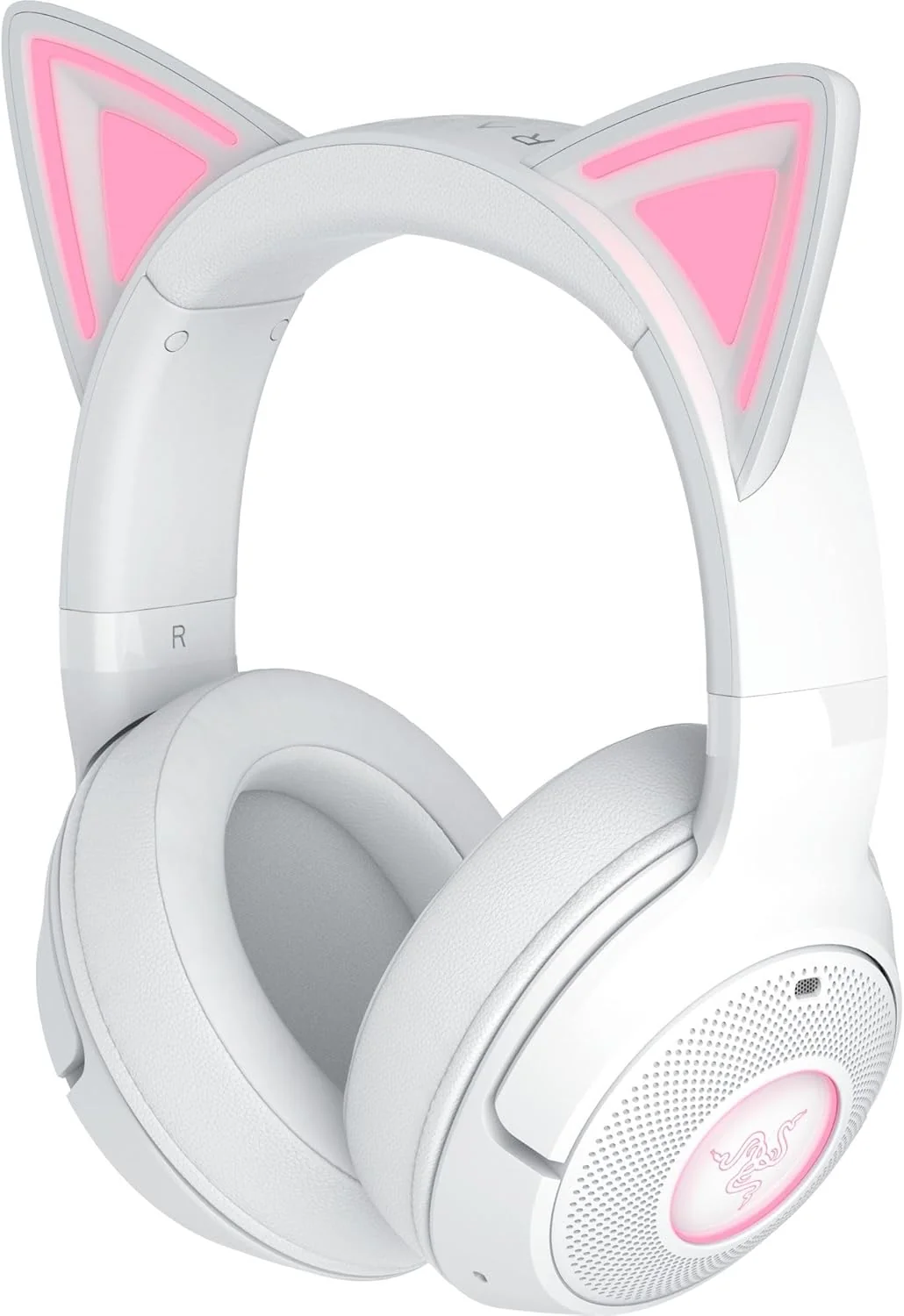 Auscultadores Gaming Razer Kraken Kitty V2 BT Bluetooth RGB Wireless Branco - Imagem 8