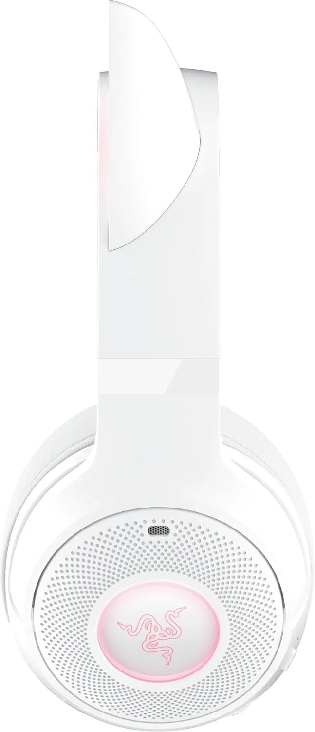 Auscultadores Gaming Razer Kraken Kitty V2 BT Bluetooth RGB Wireless Branco - Imagem 10