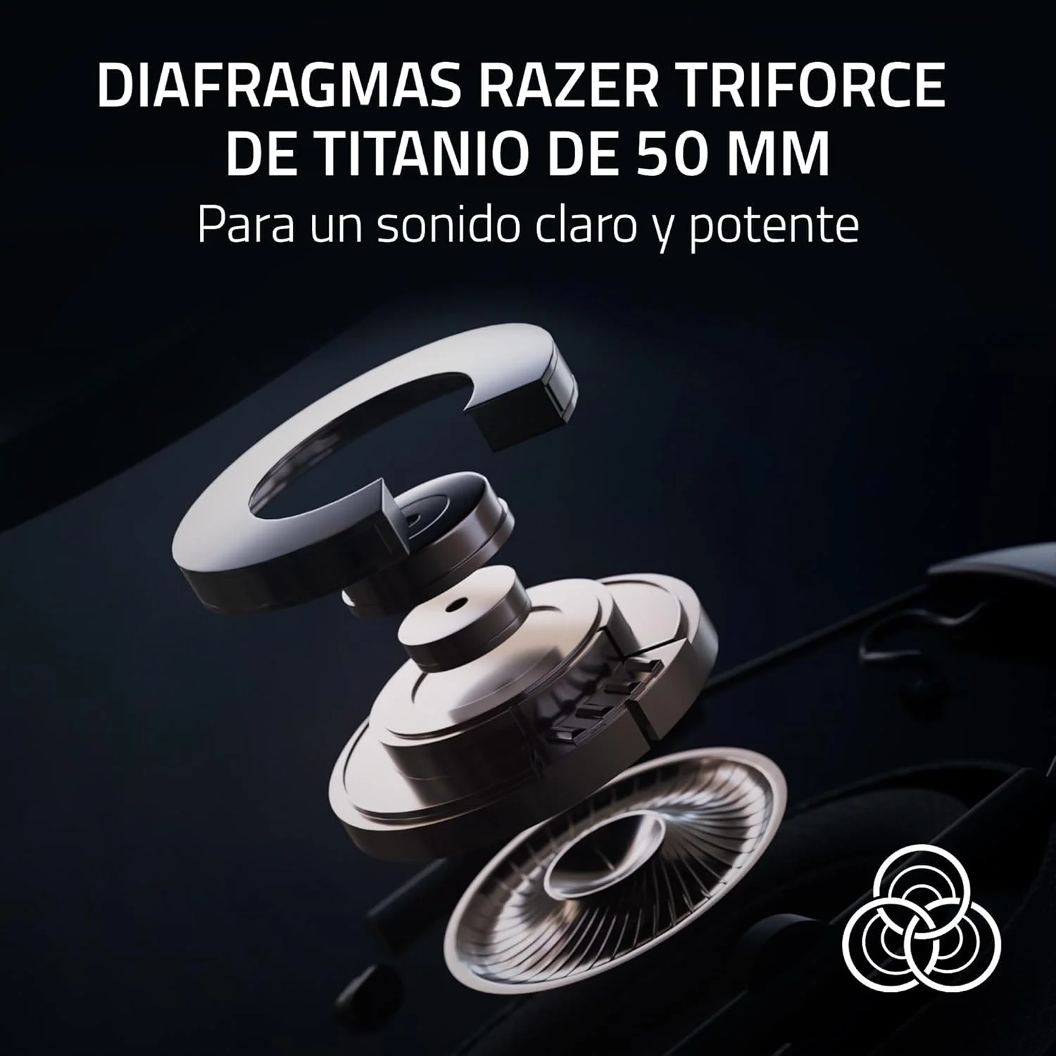 Auscultadores Gaming Razer BlackShark V2 HyperSpeed Wireless 2.4GHz Bluetooth - Imagem 3