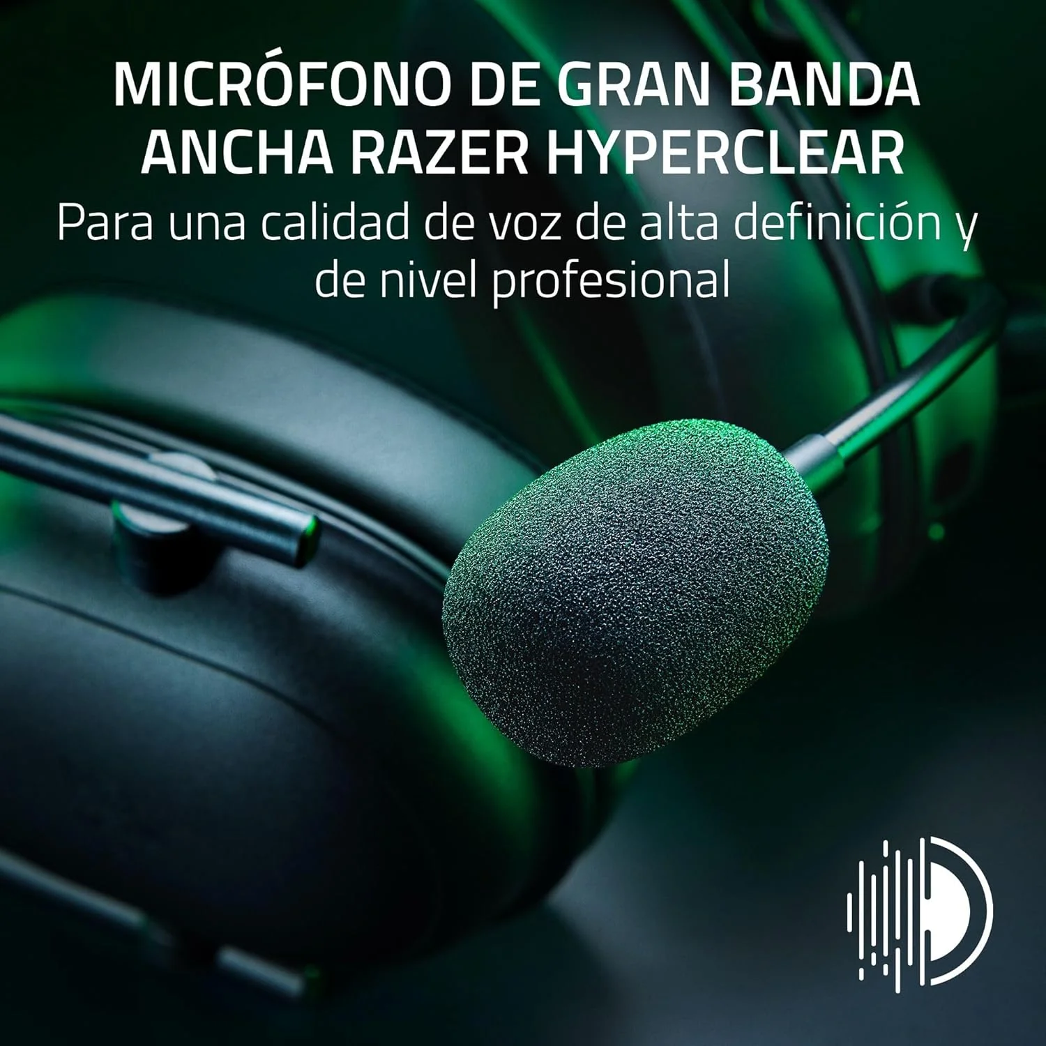 Auscultadores Gaming Razer BlackShark V2 HyperSpeed Wireless 2.4GHz Bluetooth - Imagem 2