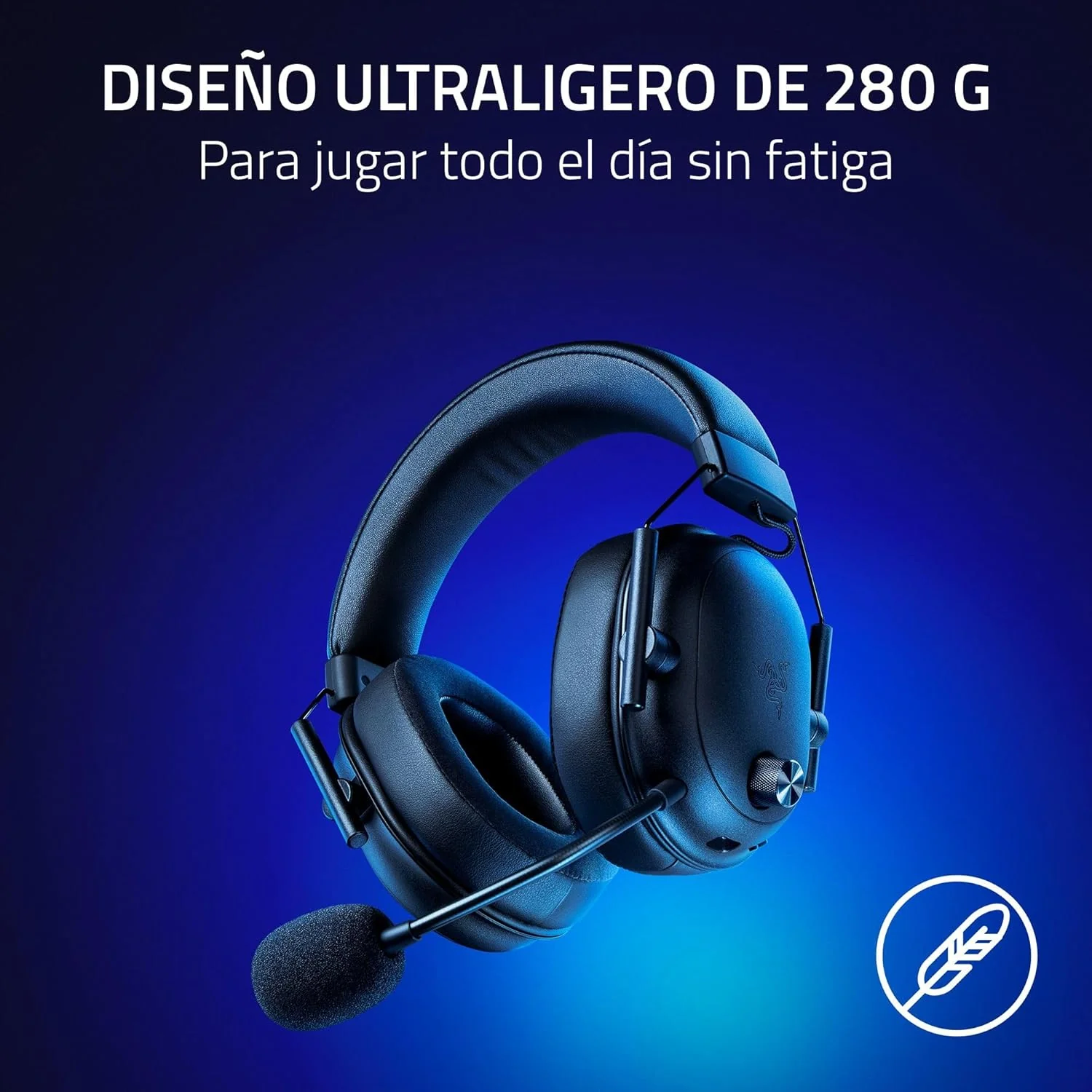 Auscultadores Gaming Razer BlackShark V2 HyperSpeed Wireless 2.4GHz Bluetooth - Imagem 5