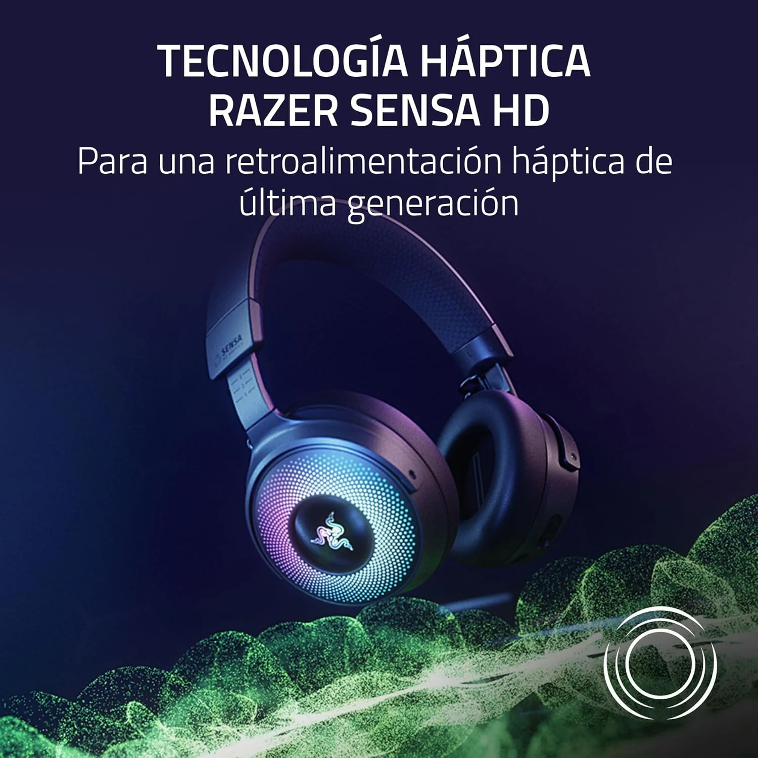 Auscultadores Razer Kraken V4 Pro Wireless Bluetooth USB-C Triple Connection Surround Bidirecional Mic - Imagem 6
