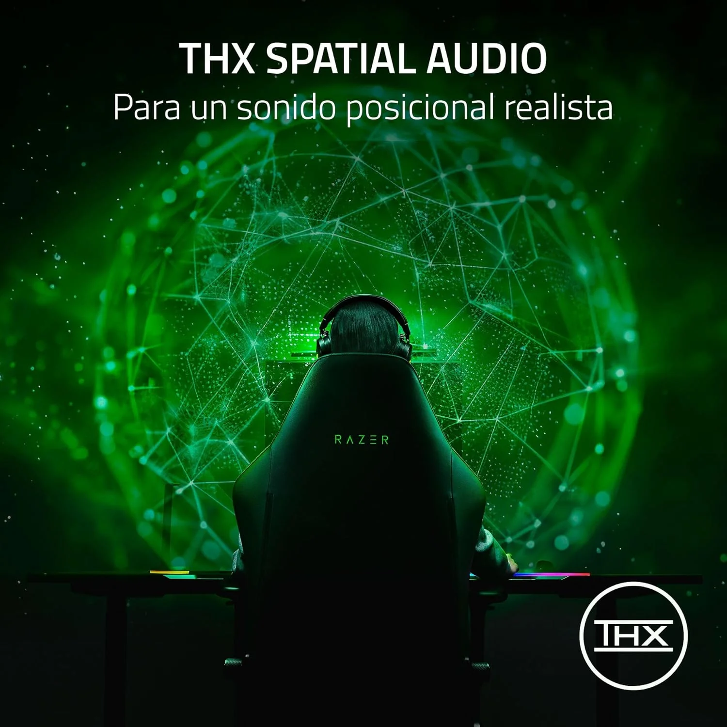 Auscultadores Razer Kraken V4 Pro Wireless Bluetooth USB-C Triple Connection Surround Bidirecional Mic - Imagem 10