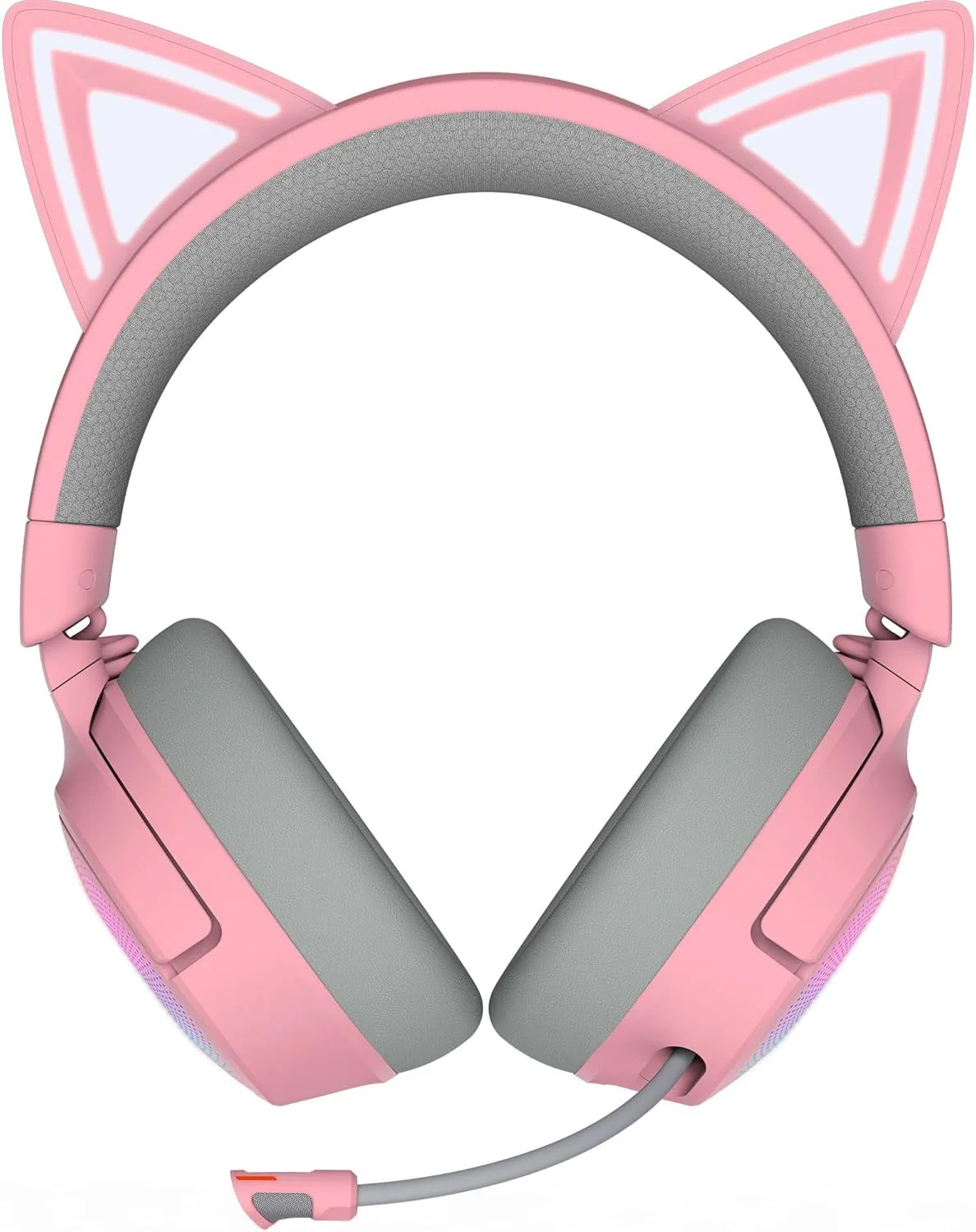 Auscultadores Gaming Razer Kraken Kitty V3 Pro Quartz Wireless Bluetooth 5.3 Rosa - Imagem 9