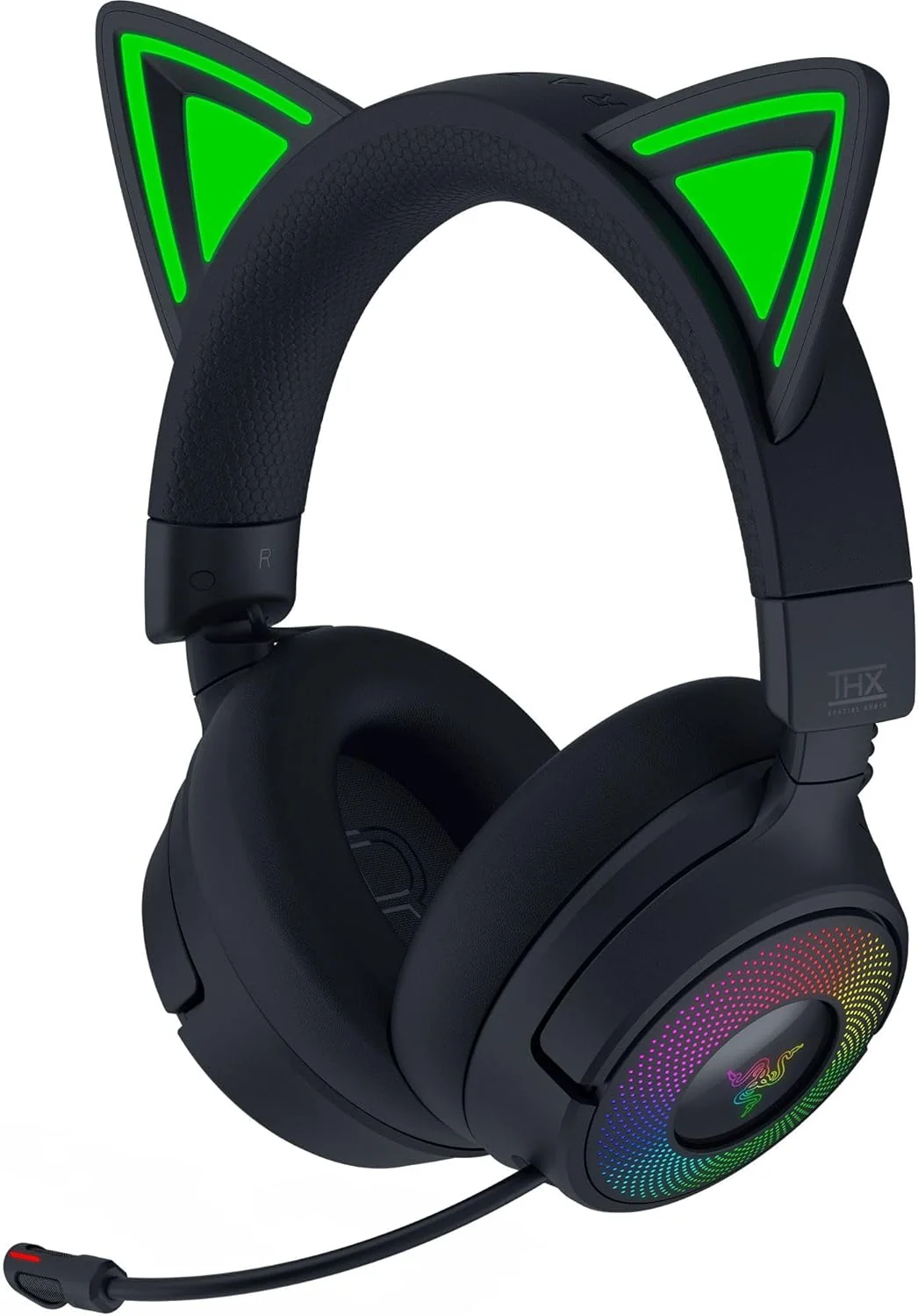 Auscultadores Gaming Razer Kraken Kitty V3 Pro Wireless Bluetooth 5.3 Preto - Imagem 11