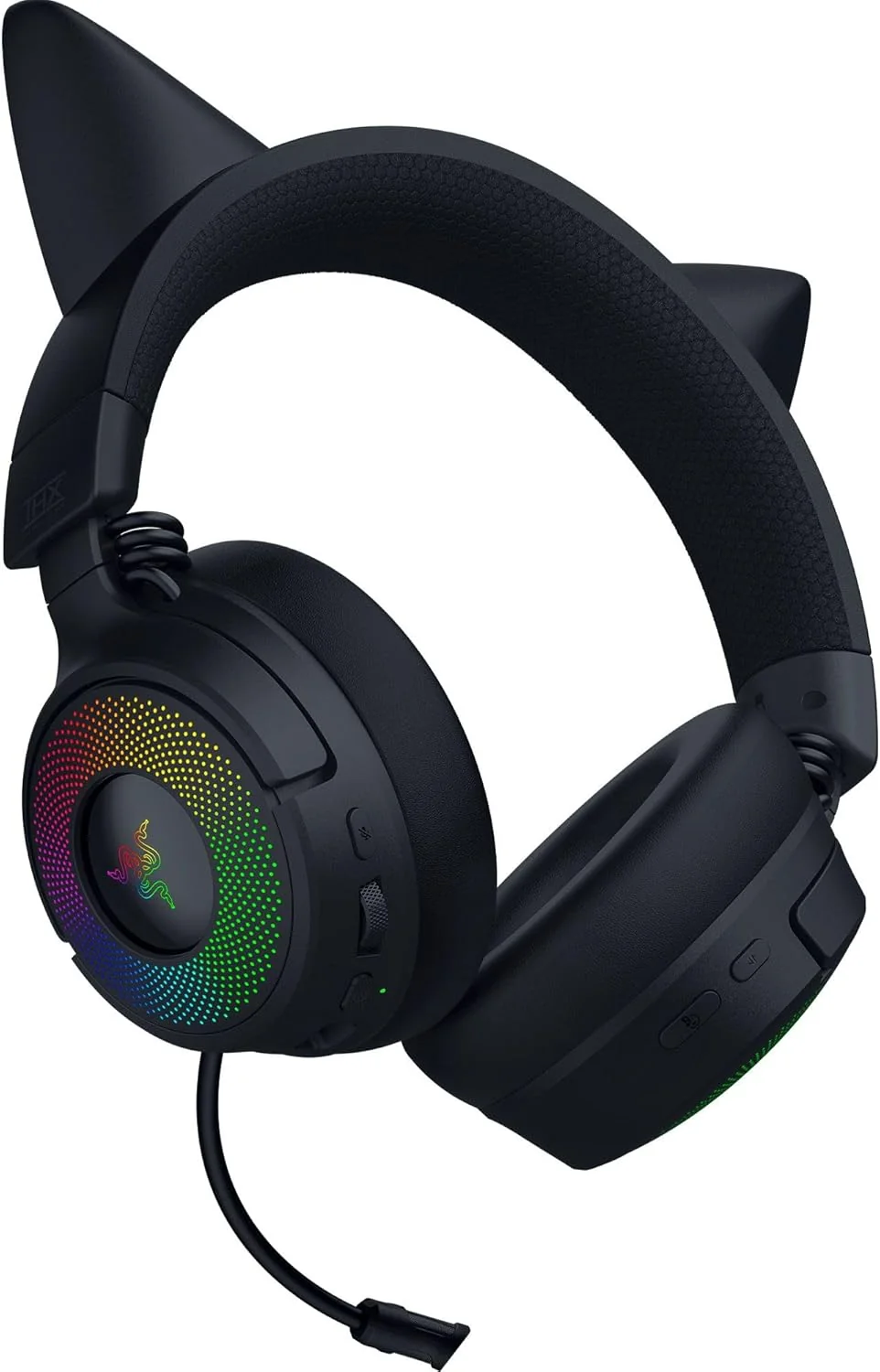 Auscultadores Gaming Razer Kraken Kitty V3 Pro Wireless Bluetooth 5.3 Preto - Imagem 8