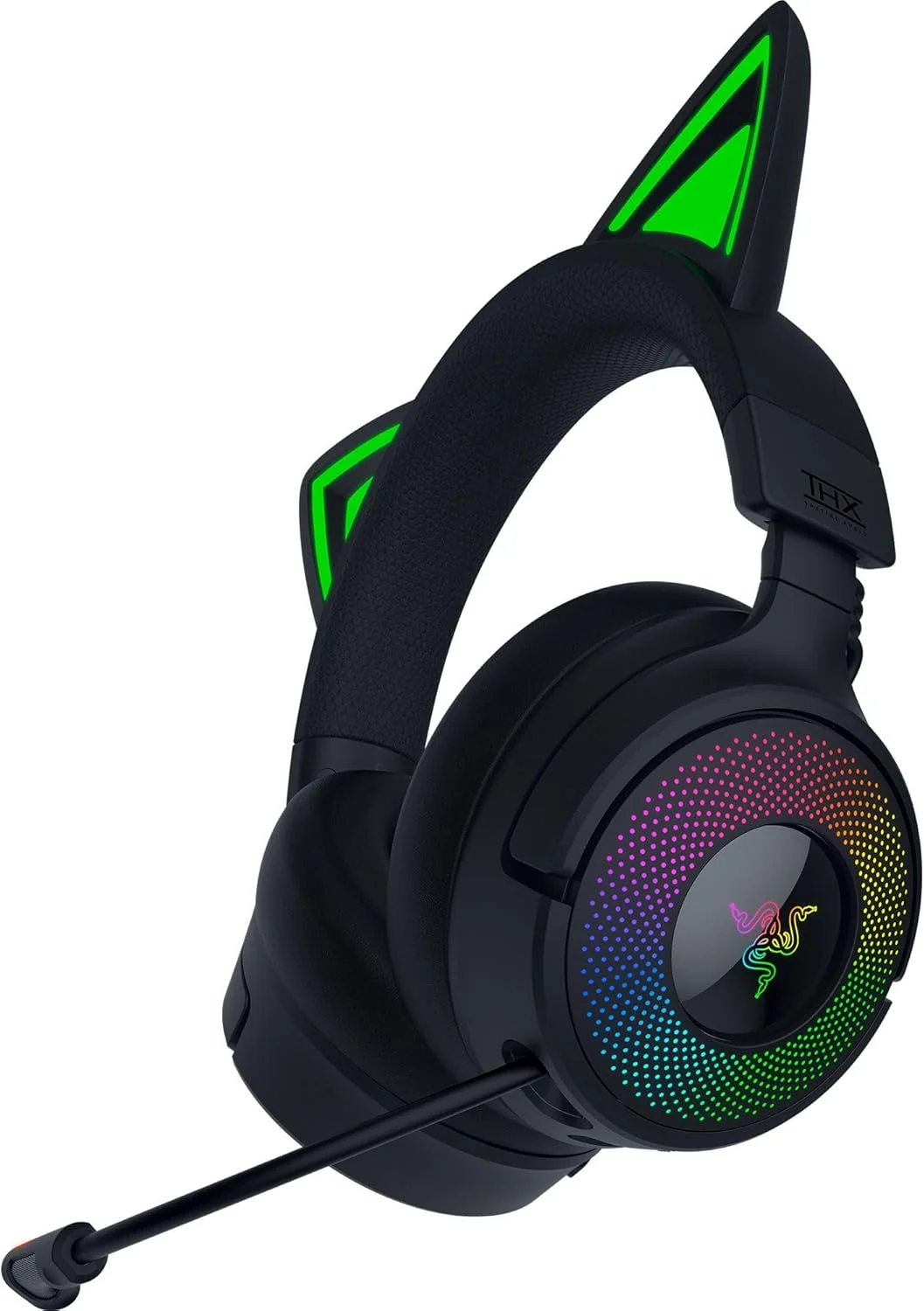 Auscultadores Gaming Razer Kraken Kitty V3 Pro Wireless Bluetooth 5.3 Preto