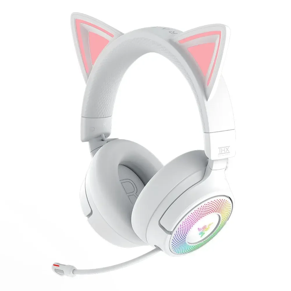 Auriculares Gaming Razer Kraken Kitty V3 Pro Branco com Iluminação Chroma