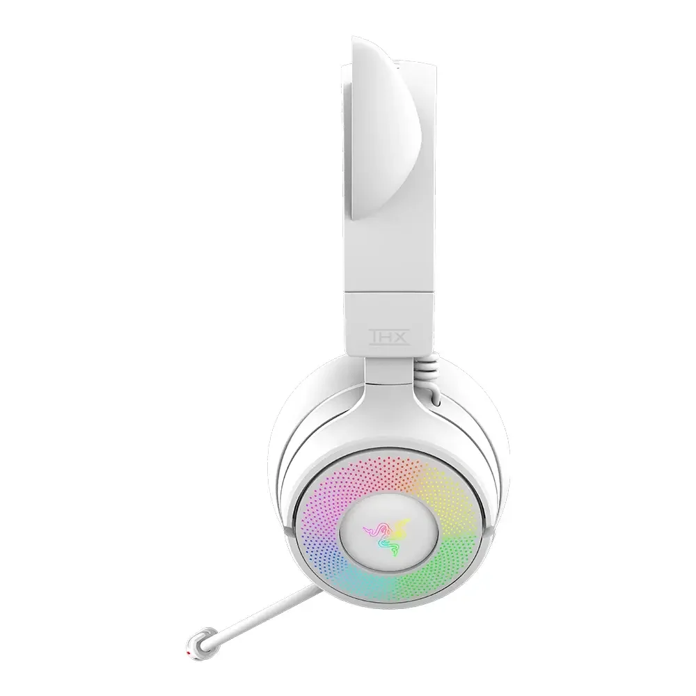 Auriculares Gaming Razer Kraken Kitty V3 Pro Branco com Iluminação Chroma - Imagem 4