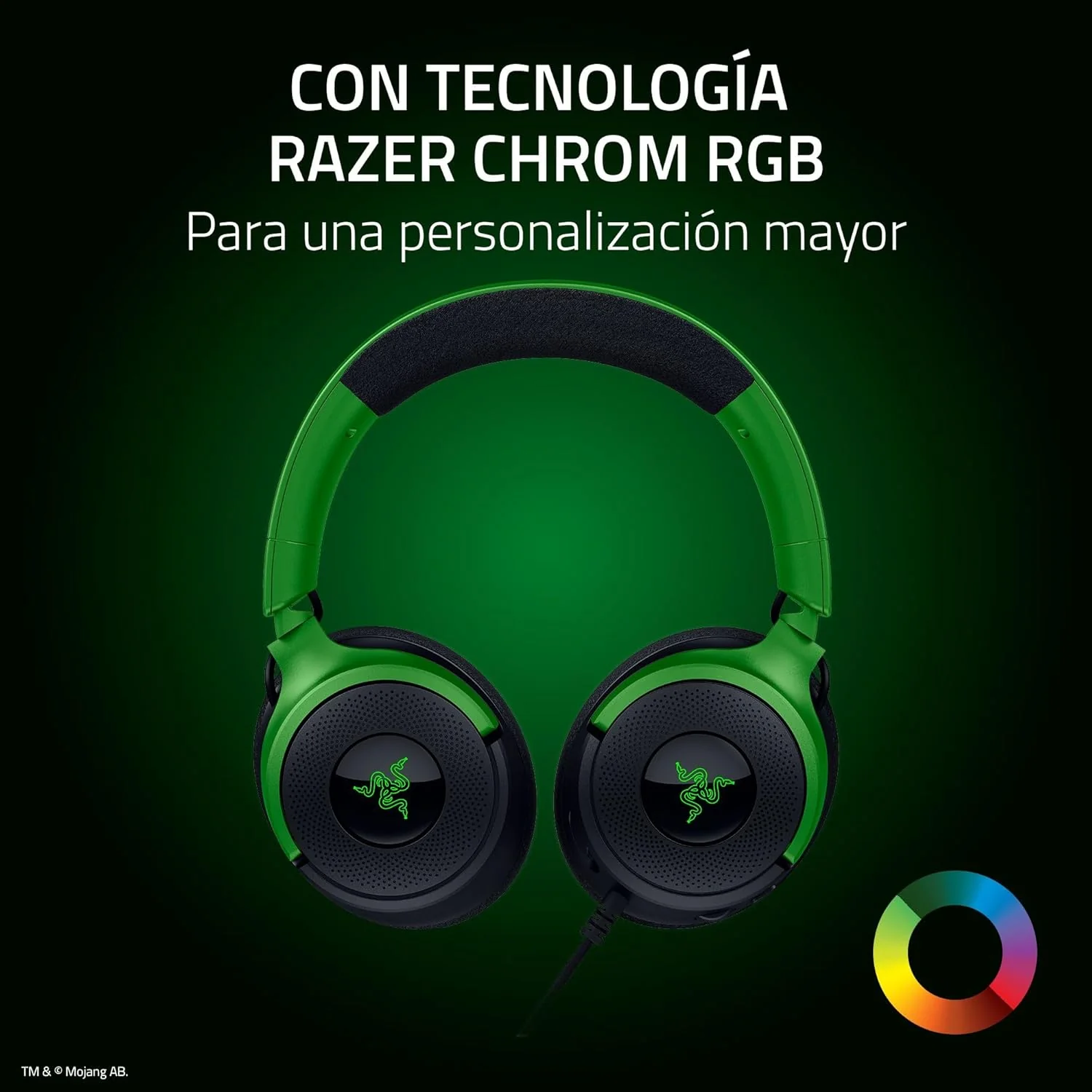 Auscultadores Gaming Razer Kraken V4 X Minecraft Edition - Imagem 8