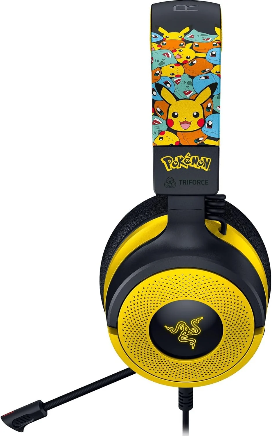 Auscultadores Gaming Razer Kraken V4 X Pokémon Kanto Starters Edição Limitada USB - Imagem 8