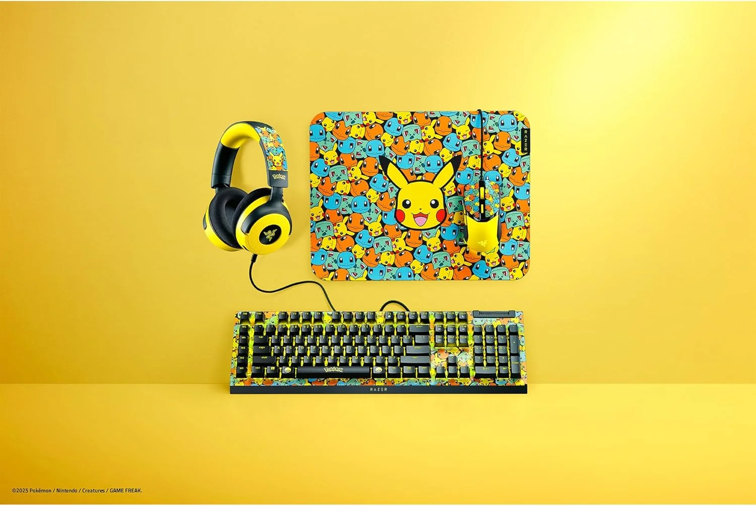 Auscultadores Gaming Razer Kraken V4 X Pokémon Kanto Starters Edição Limitada USB - Imagem 11
