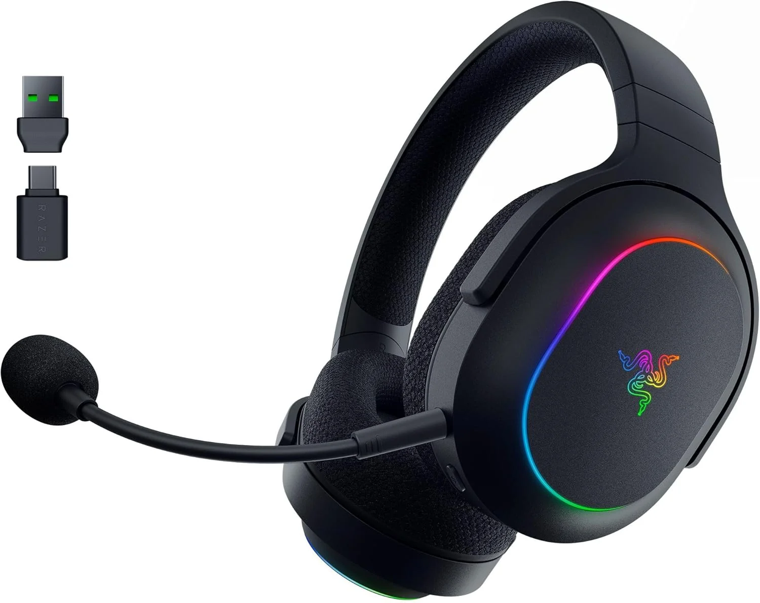 Auscultadores Gaming Sem Fios Razer Barracuda X Chroma Preto