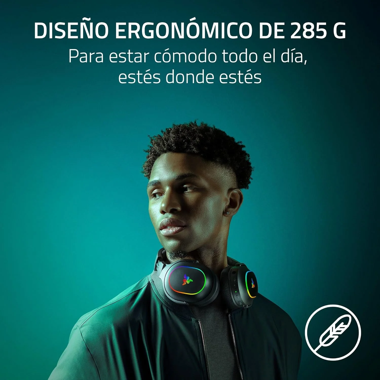 Auscultadores Gaming Sem Fios Razer Barracuda X Chroma Preto - Imagem 3