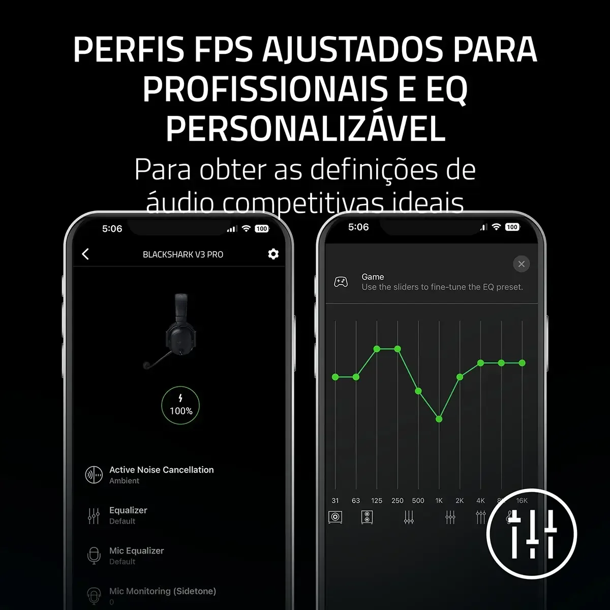 Auscultadores Gaming Razer BlackShark V3 Pro Wireless Branco - Imagem 9