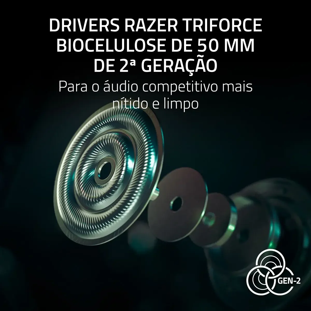 Auscultadores Razer BlackShark V3 Pro PlayStation 5 PS5 Wireless Lossless 50mm Bidirecional Mic Preto - Imagem 6
