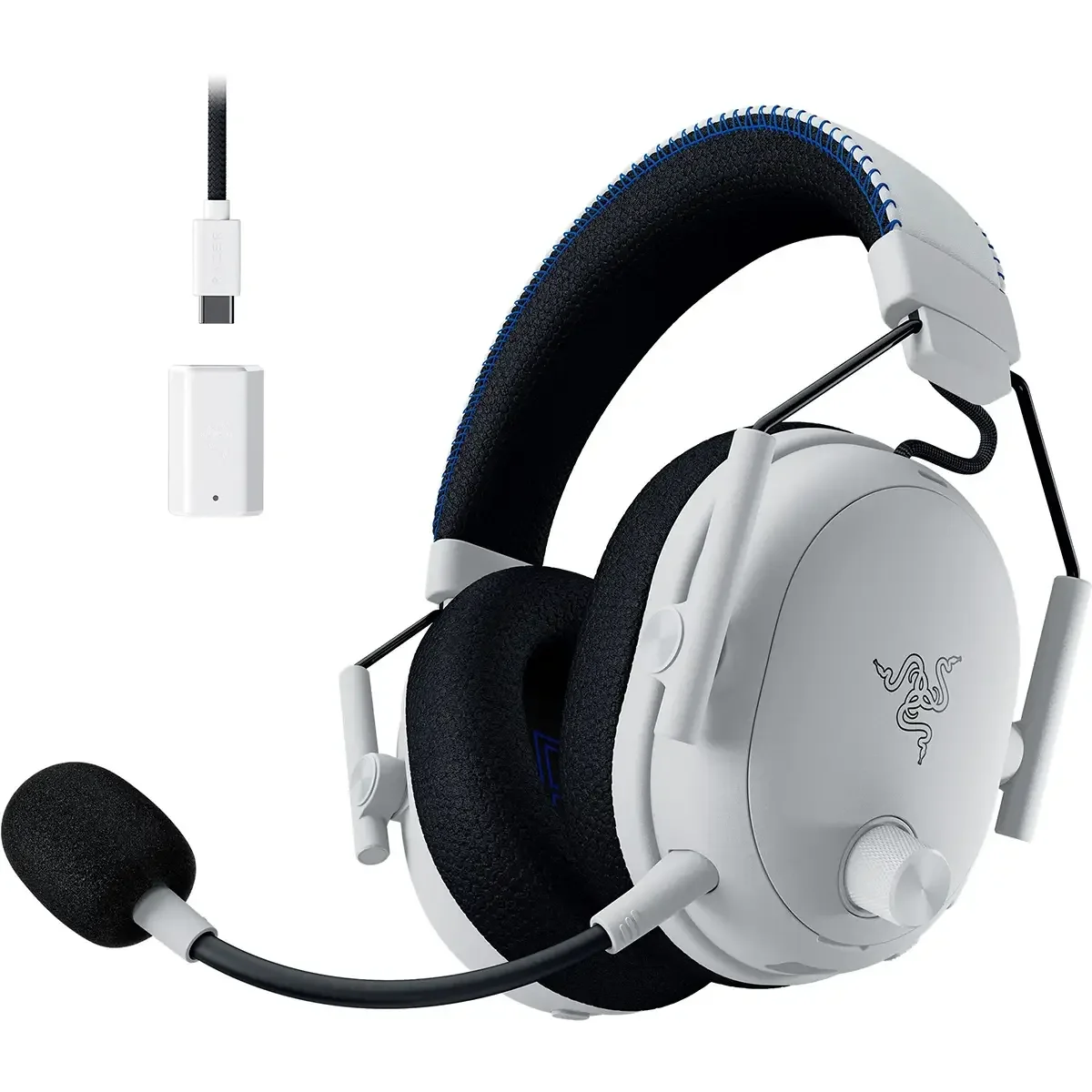 Auscultadores Gaming Razer BlackShark V3 Pro Branco Wireless PlayStation Audio Espacial