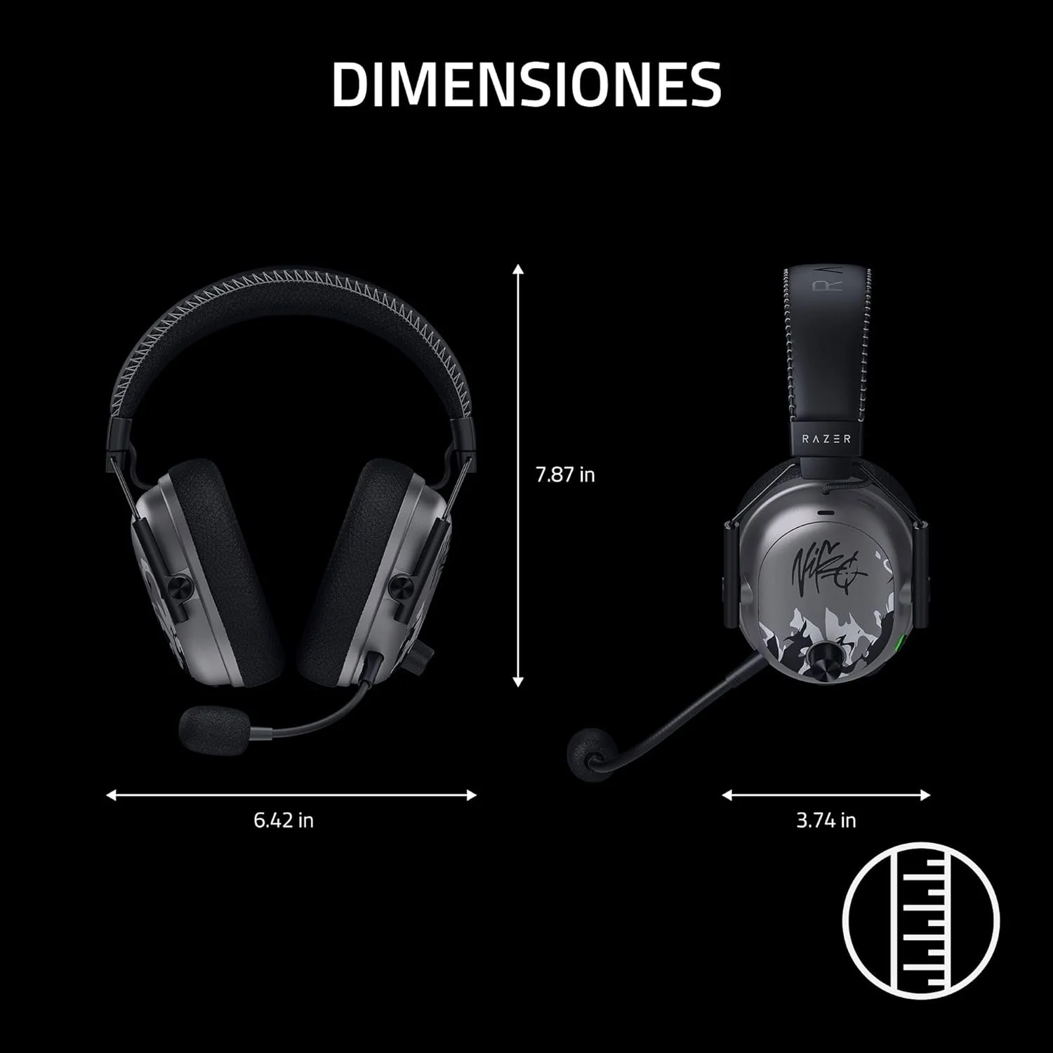 Auscultadores Gaming Razer BlackShark V3 Pro Edição NiKo - Sem Fios - Imagem 10