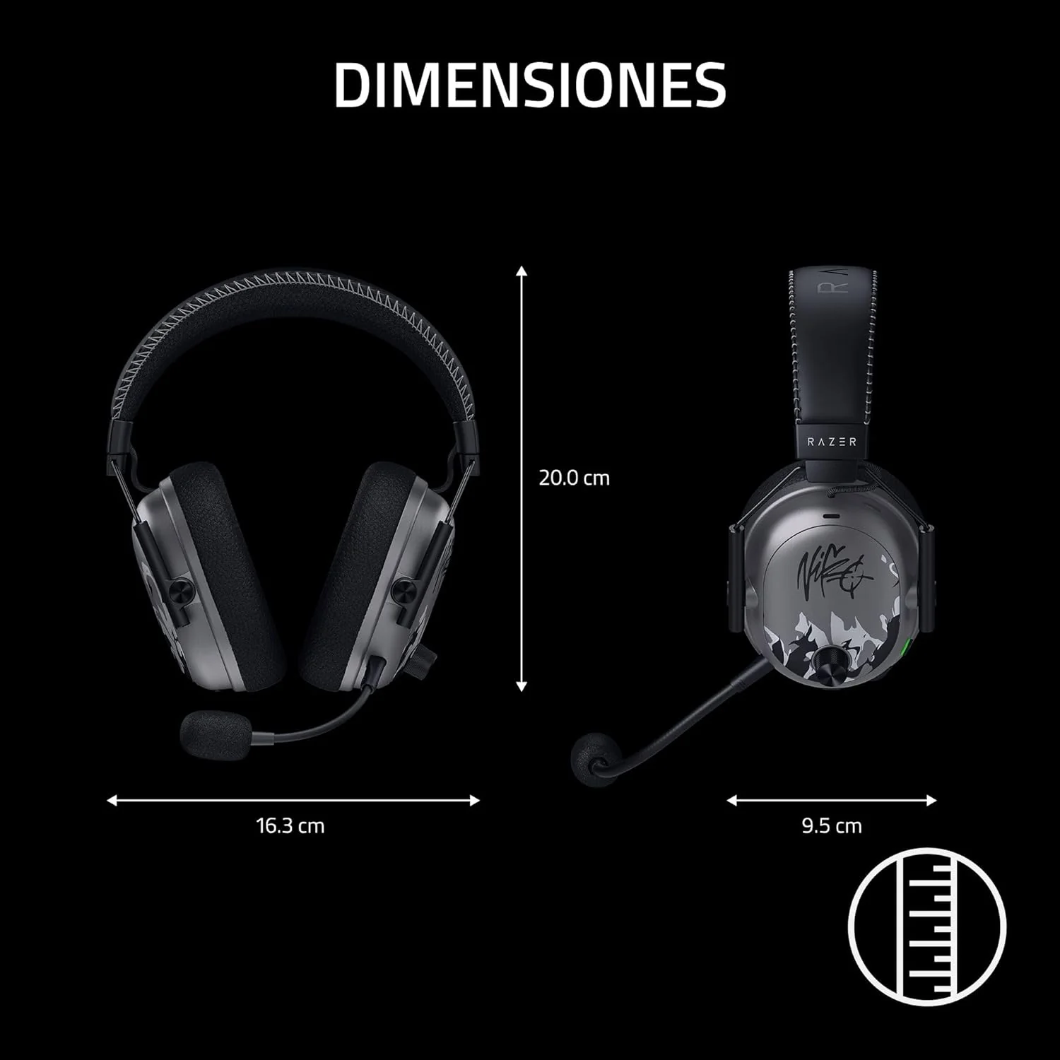 Auscultadores Gaming Razer BlackShark V3 Pro Edição NiKo - Sem Fios - Imagem 11