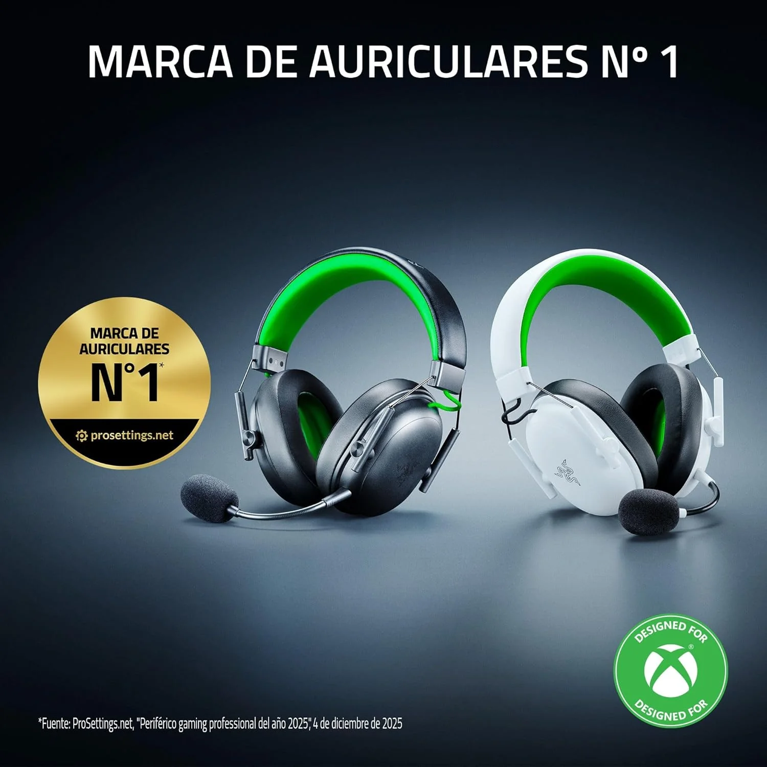 Auscultadores gaming sem fios Razer BlackShark V3 X HyperSpeed Xbox brancos - Imagem 2