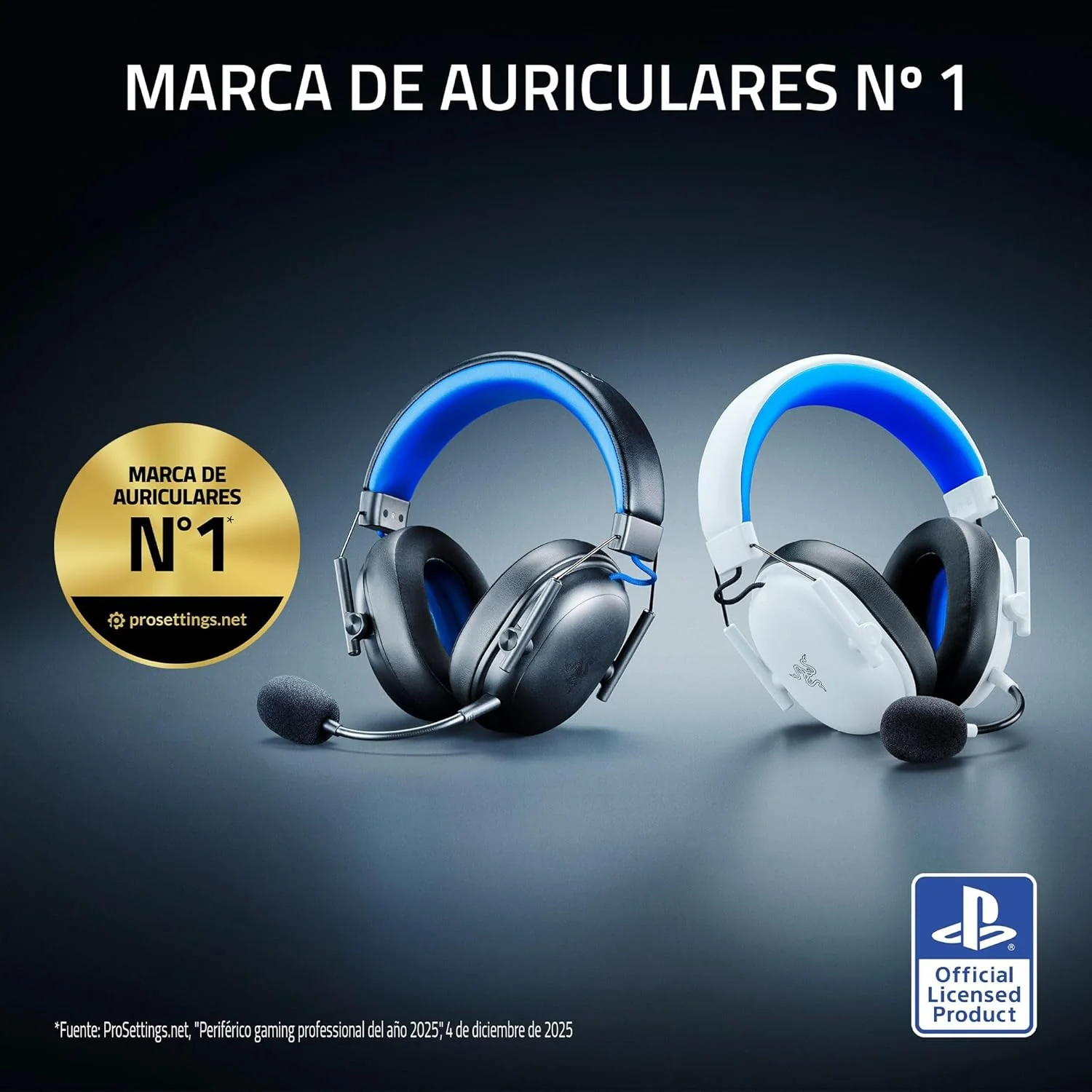 Auriculares Gaming Razer BlackShark V3 X HyperSpeed para PlayStation Preto - Imagem 2