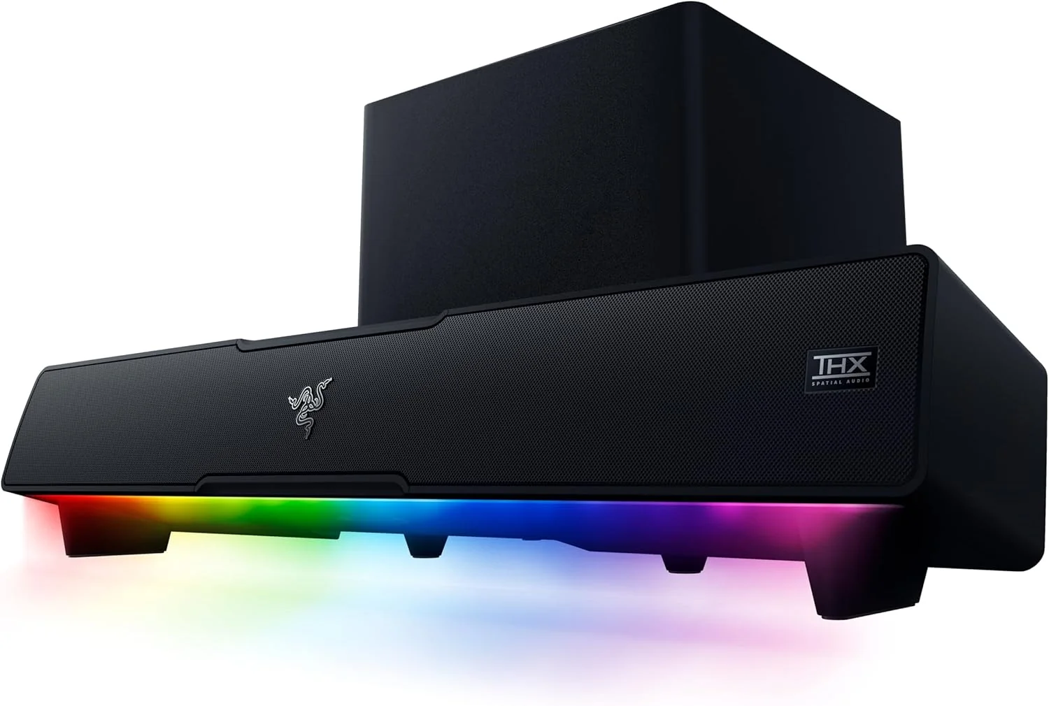 Soundbar Gaming Razer Leviathan V2 com Subwoofer e RGB