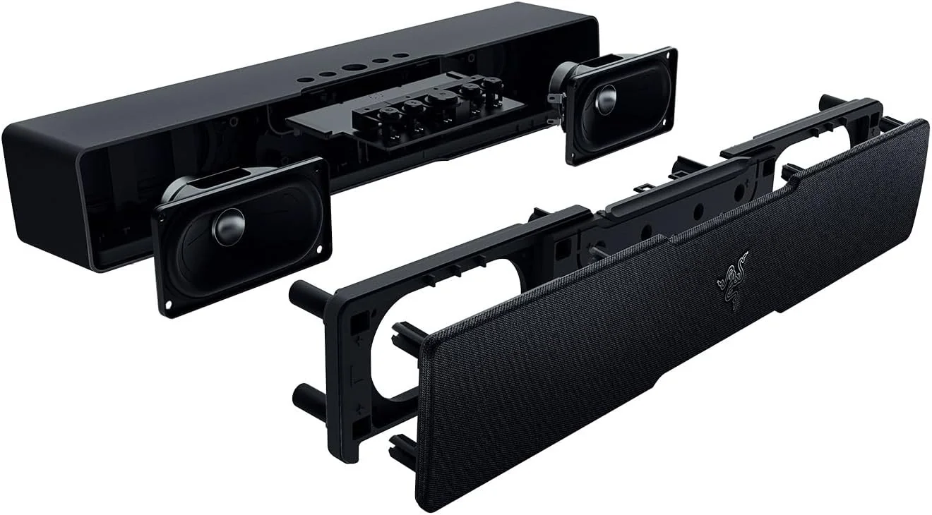 Soundbar gaming Razer Leviathan V2 X para PC Bluetooth 5.0 65 W RMS preta - Imagem 13